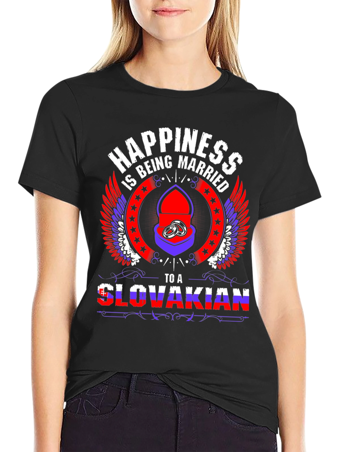 Happiness Is Being Married to a Slovakian T-Shirt