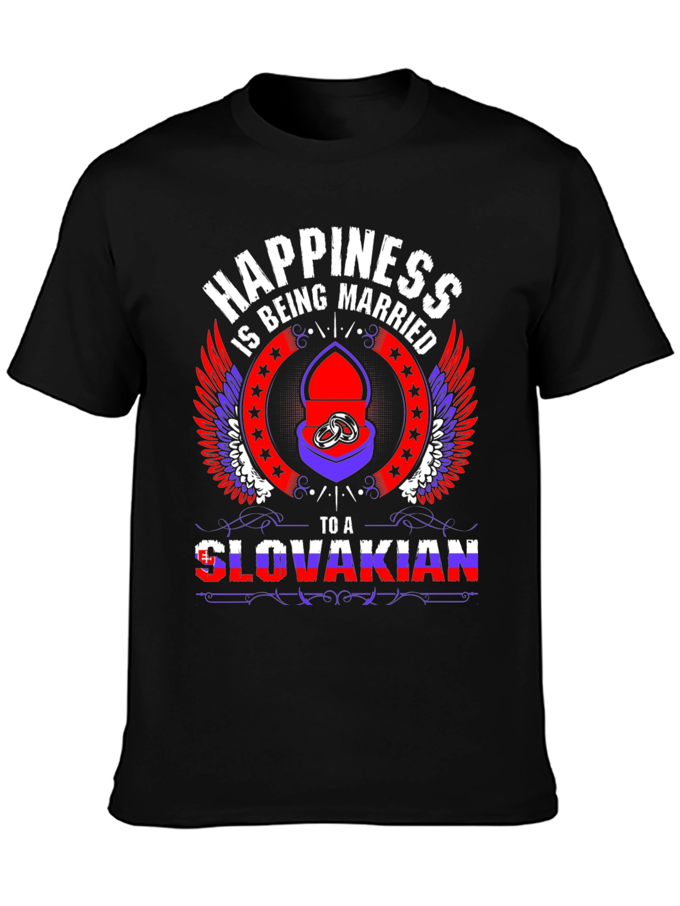 Happiness Is Being Married to a Slovakian T-Shirt