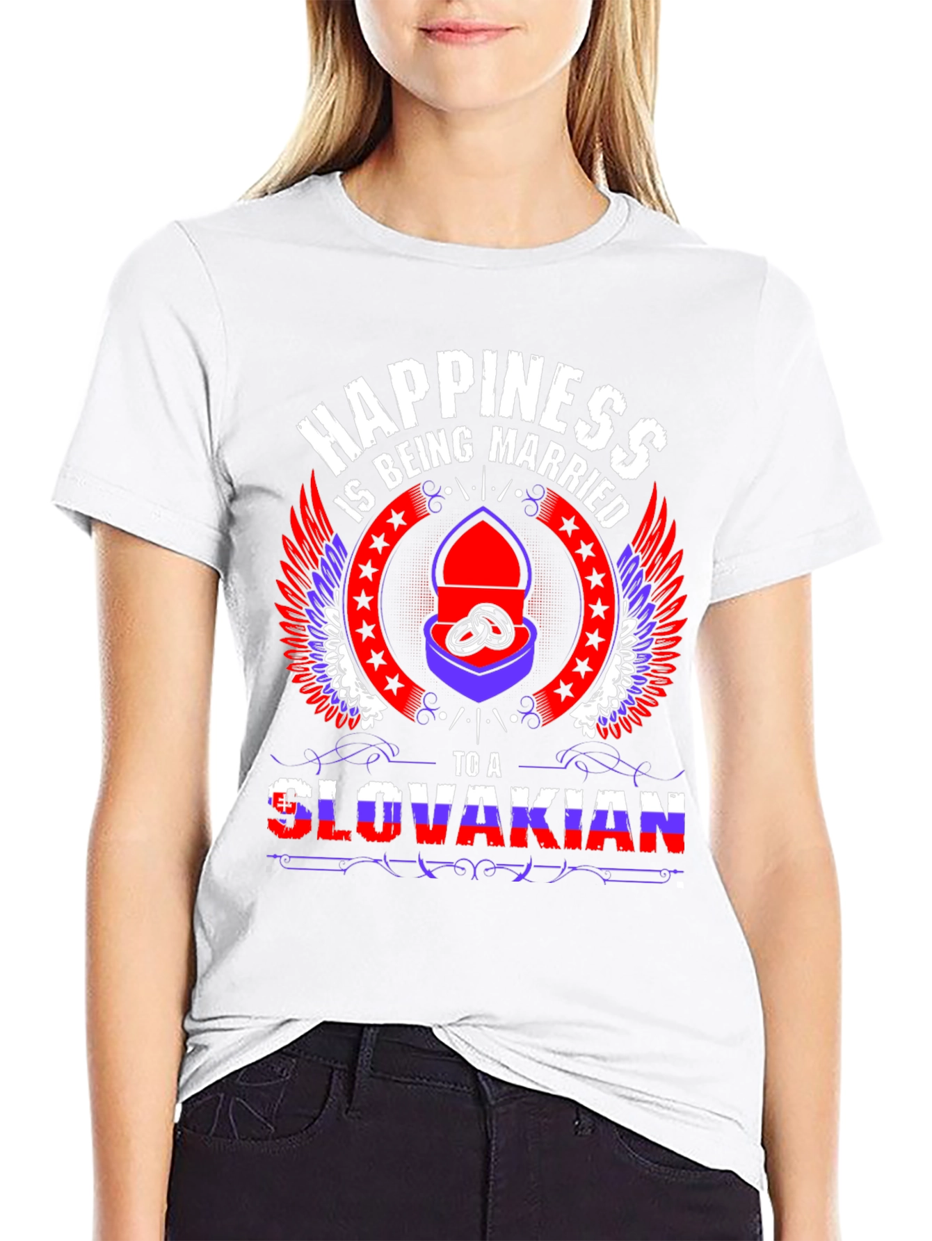 Happiness Is Being Married to a Slovakian T-Shirt