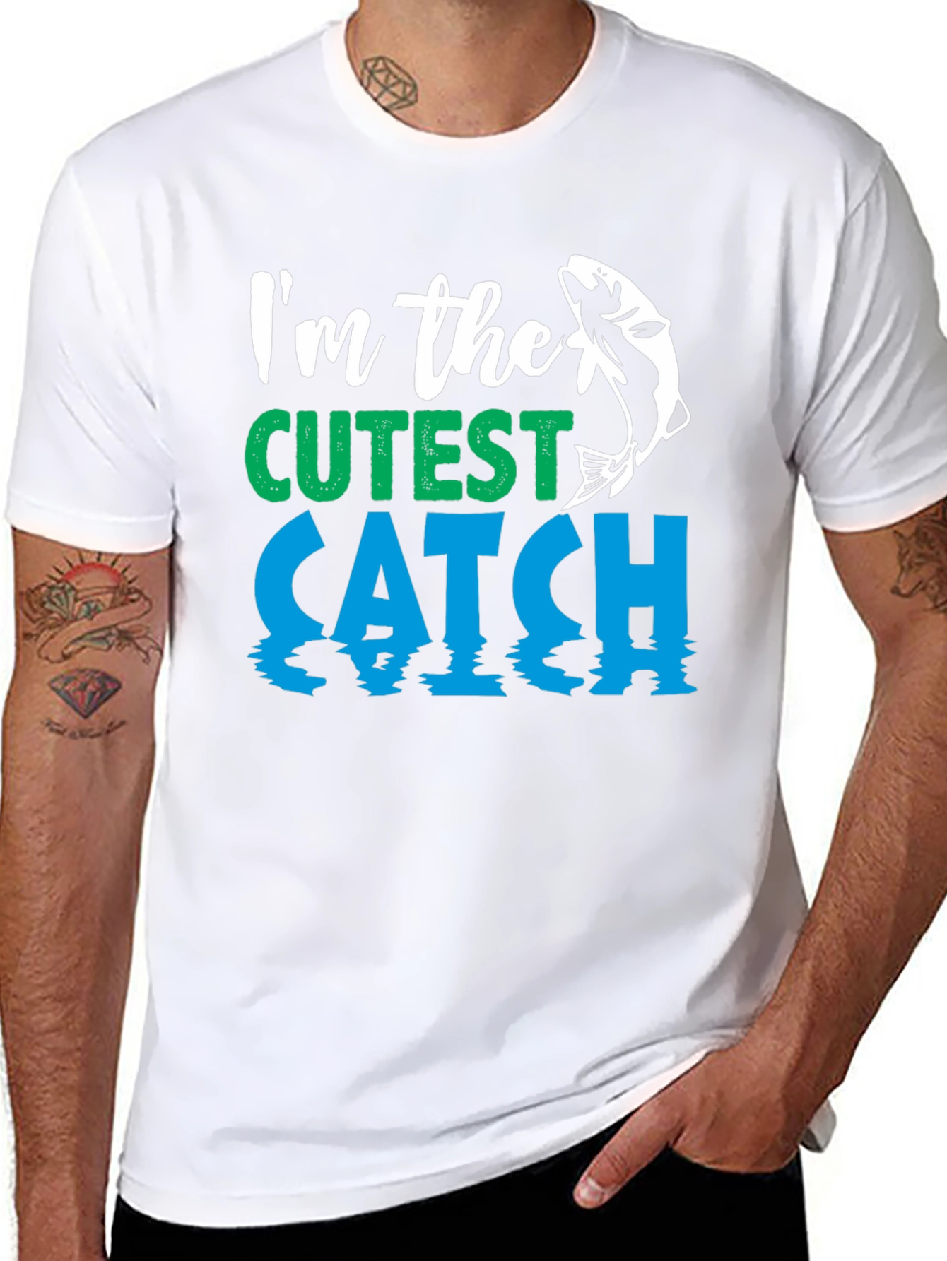 Cutest Catch Fishing T-Shirt - Mens