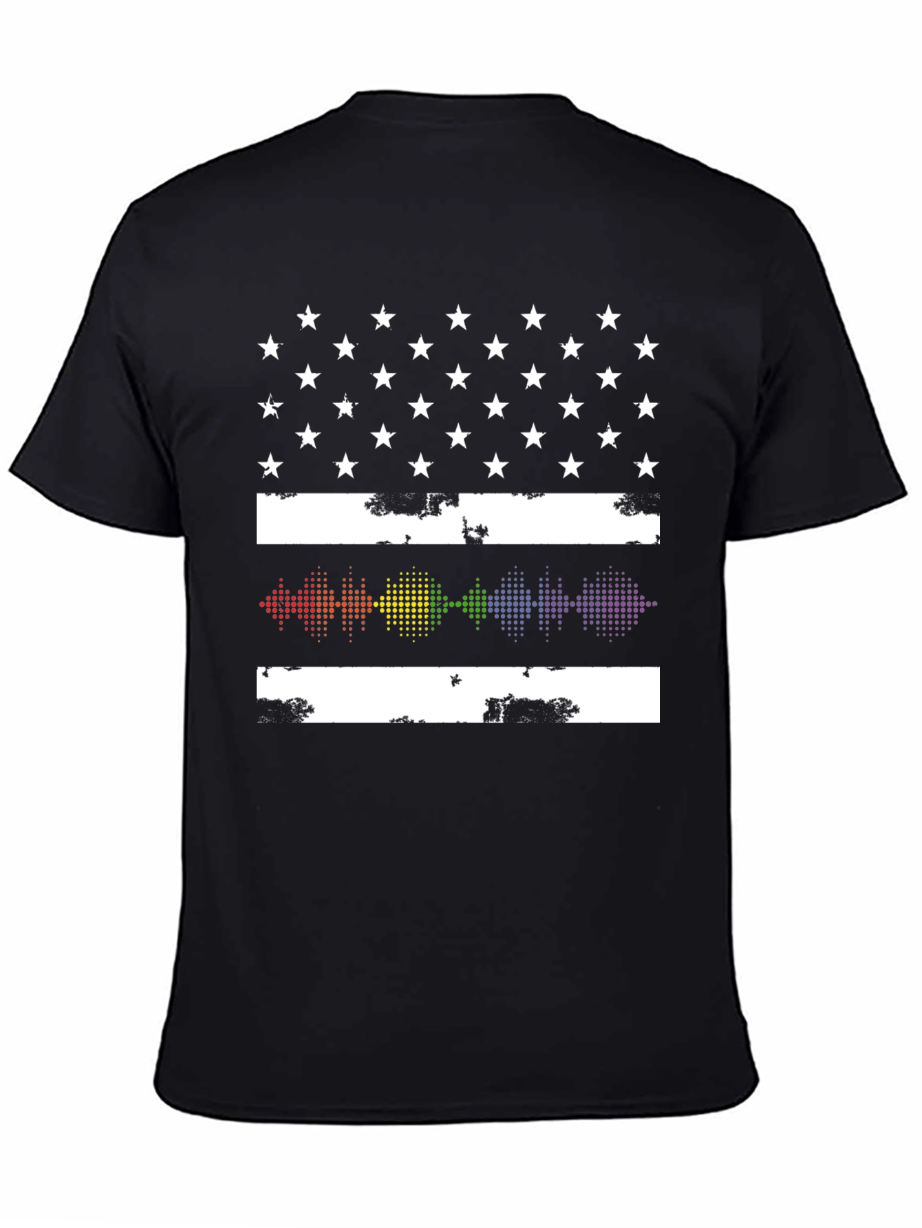 LGBTQ+ American Flag Pride T-Shirt