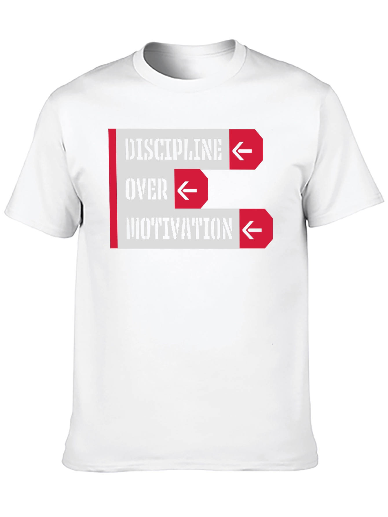 Discipline Over Motivation Graphic T-Shirt