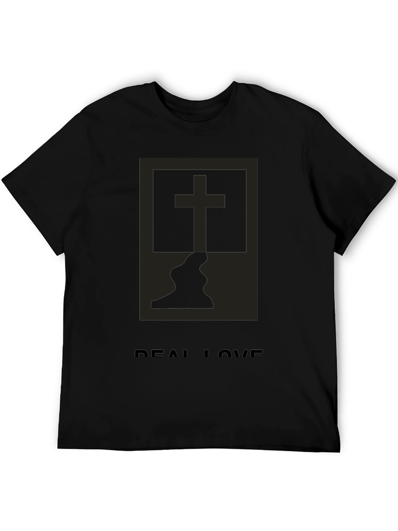Real Love Graphic Tee - Classic Black