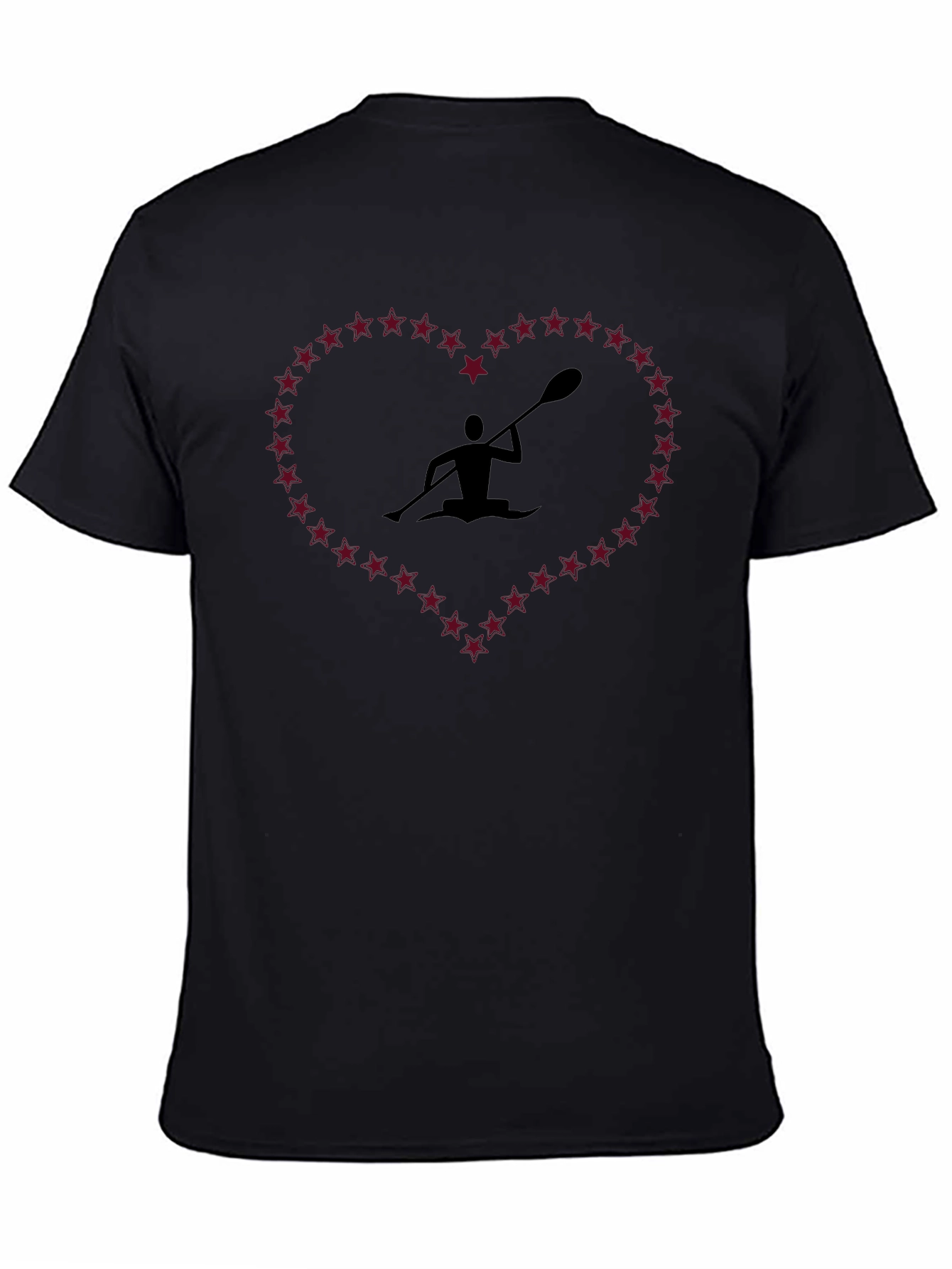 Kayaking Heart Star Tee - Paddle Lovers Shirt