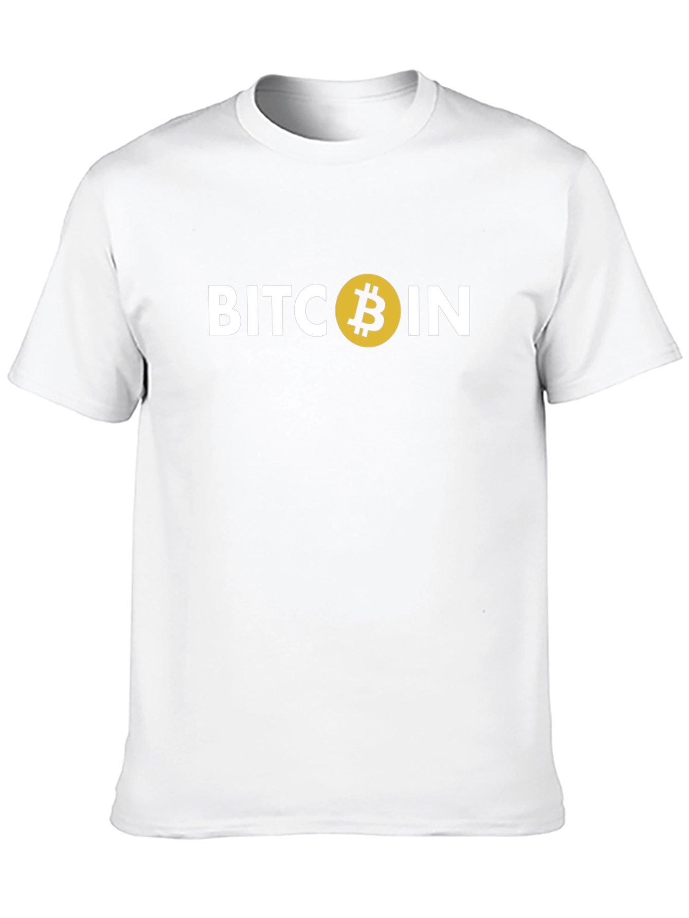Bitcoin Cryptocurrency Graphic T-Shirt