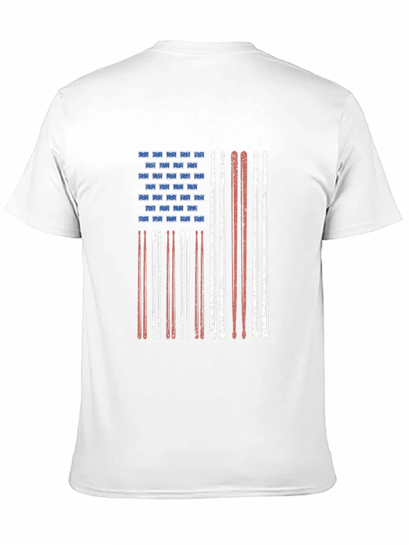 Drummer American Flag T-Shirt