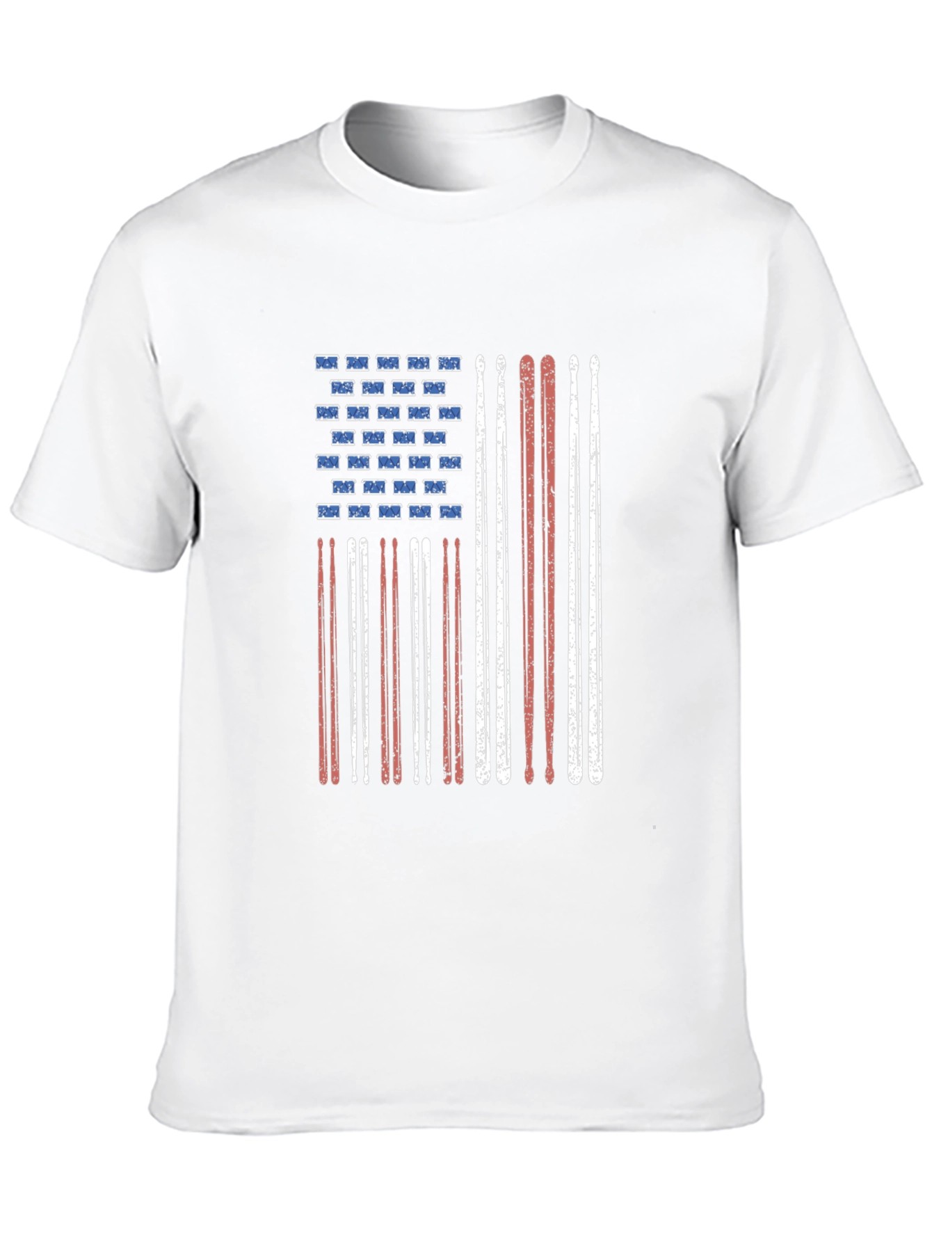 Drummer American Flag T-Shirt