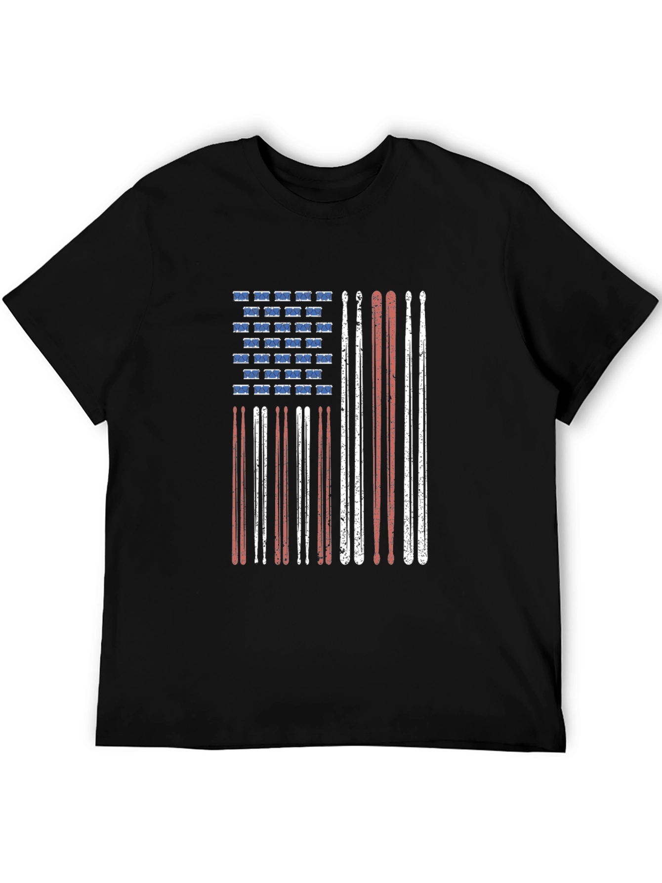 Drummer American Flag T-Shirt