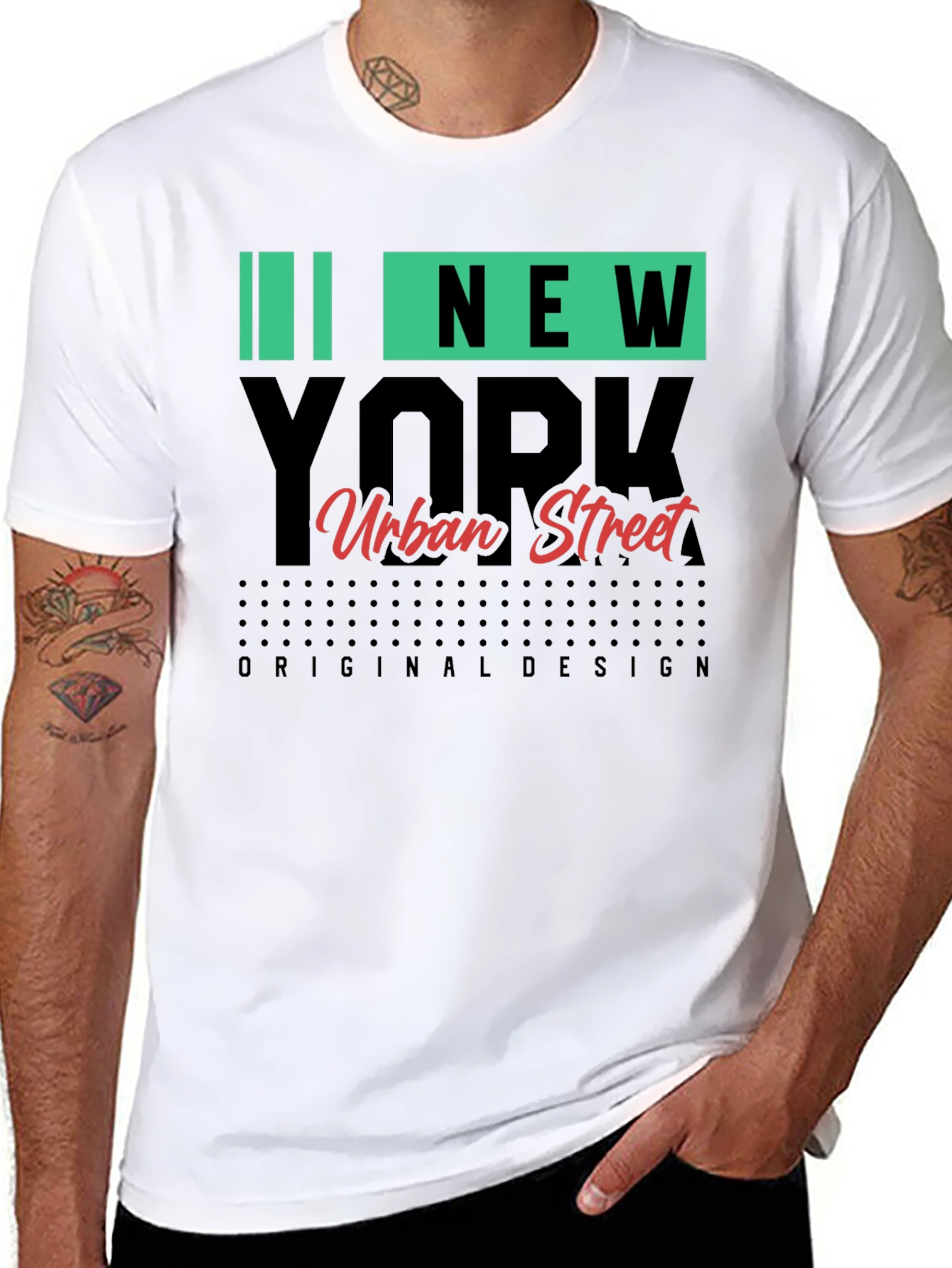 New York Urban Street Black T-Shirt