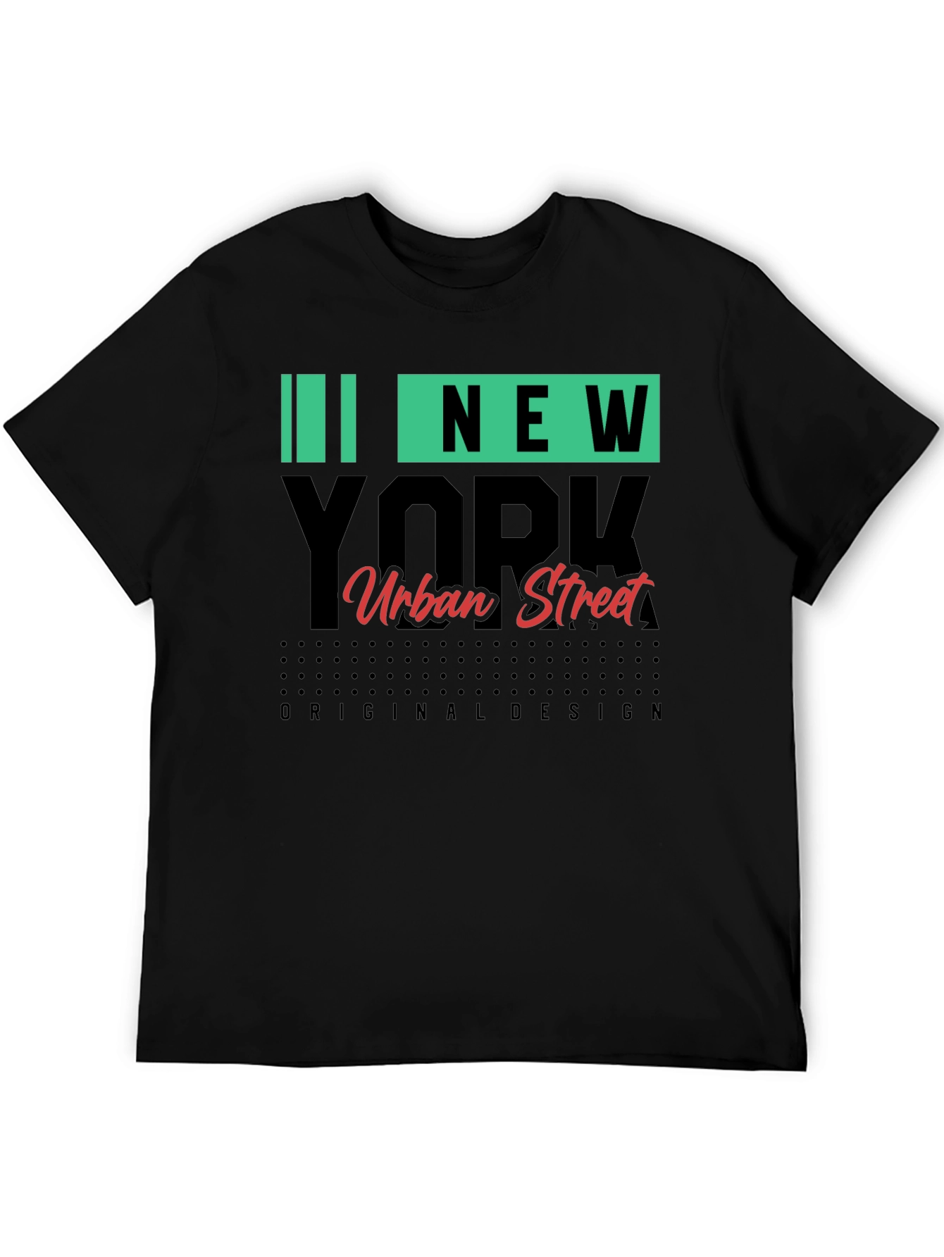 New York Urban Street Black T-Shirt