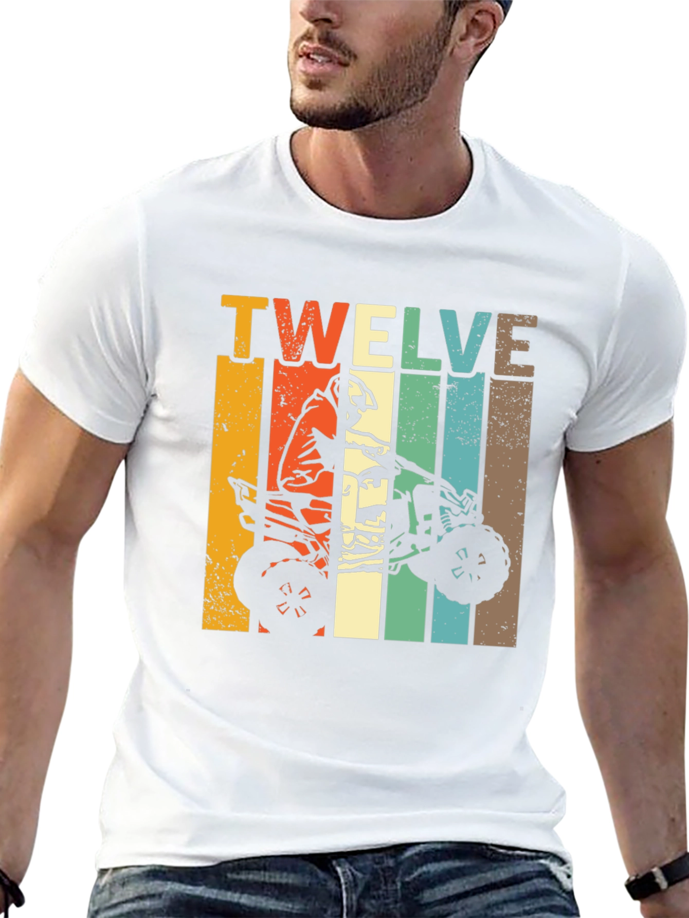 Twelve ATV Rider T-Shirt - Black