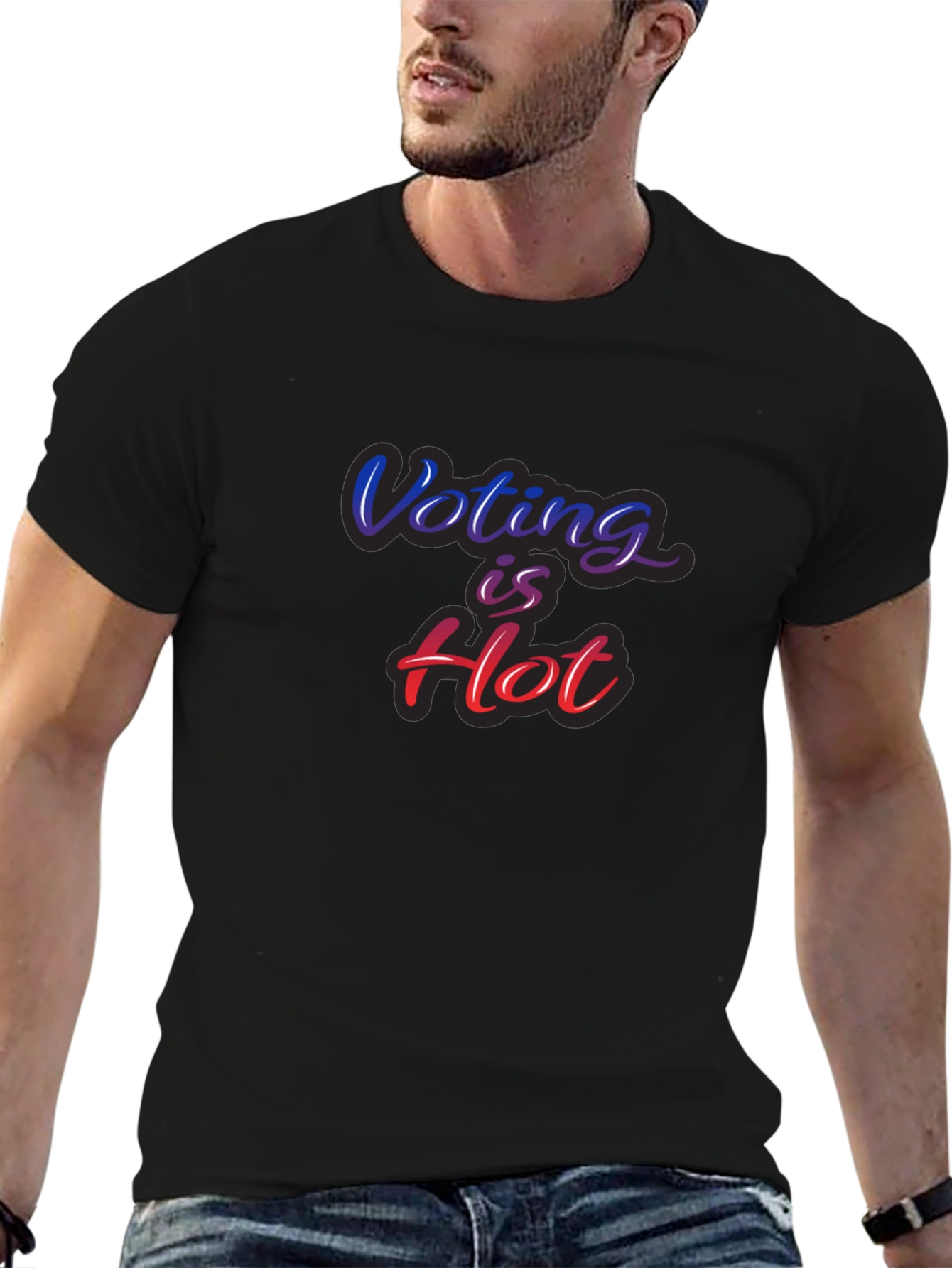 Voting is Hot Graphic T-Shirt - Vote!