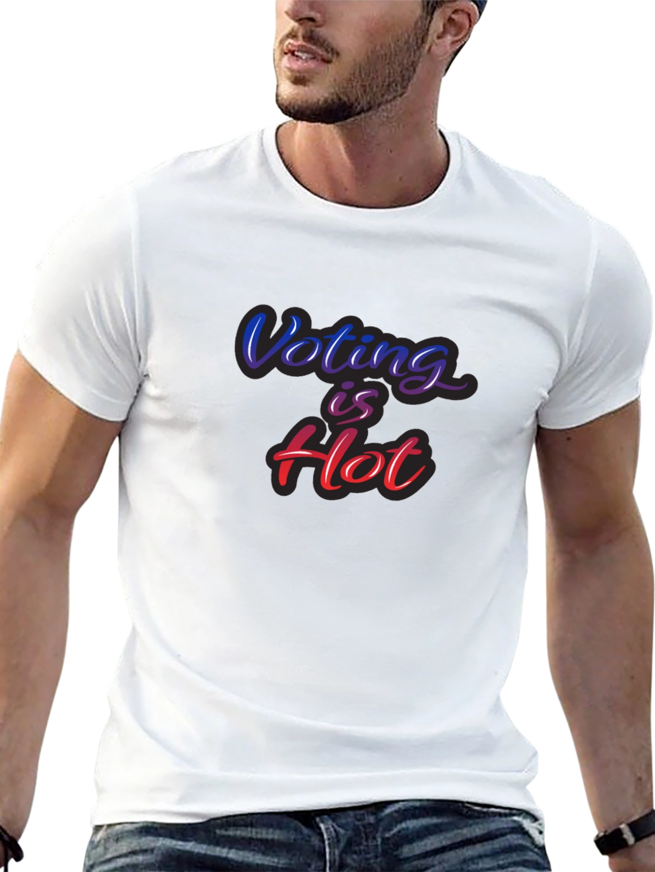 Voting is Hot Graphic T-Shirt - Vote!