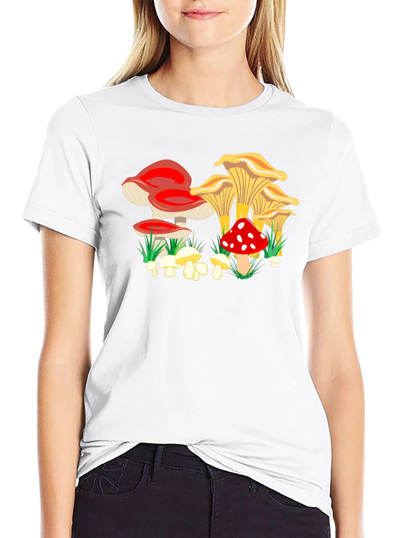 Mushroom Graphic Tee - Funky Fungi Design