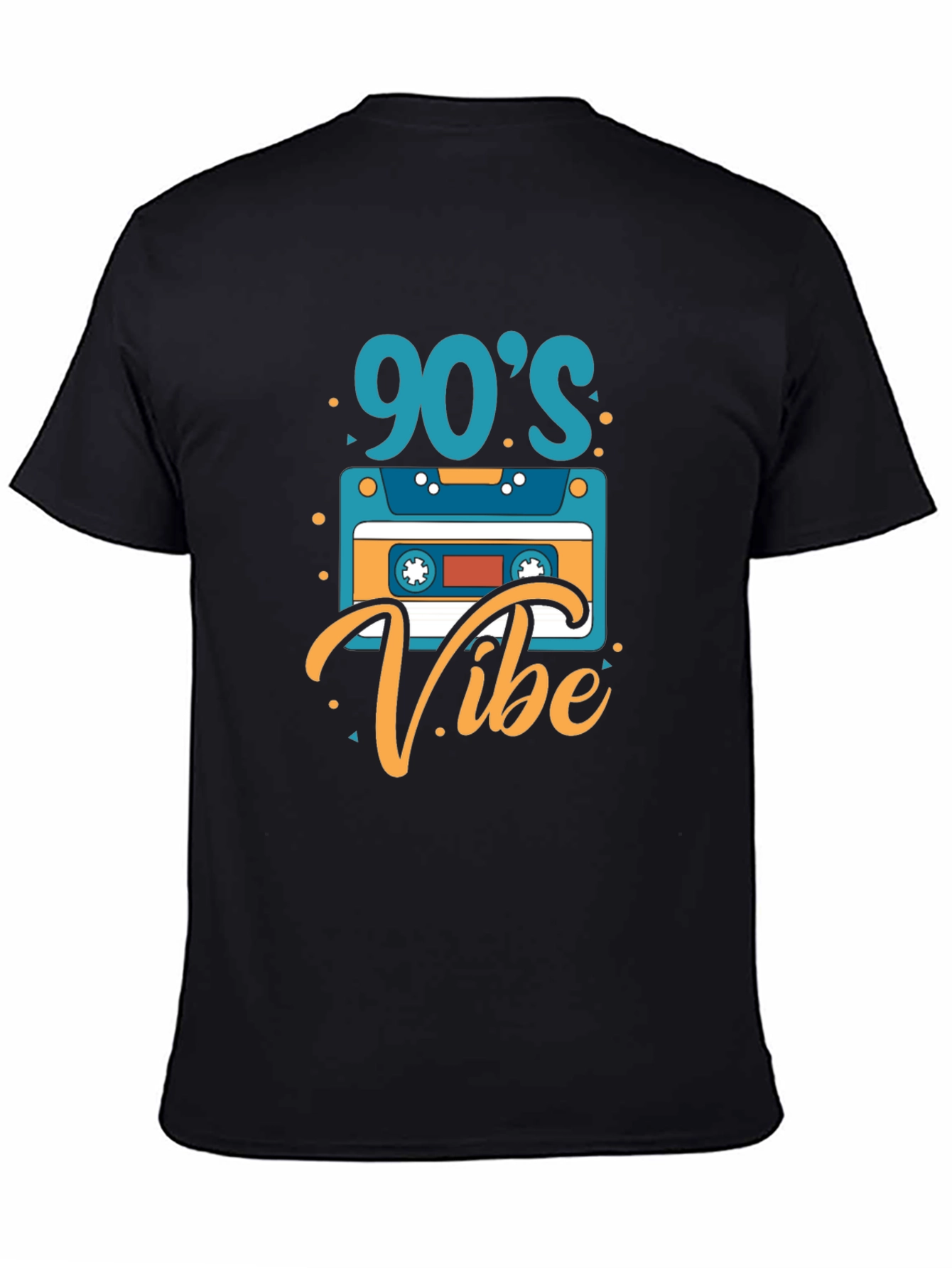90s Vibe Graphic Tee - Retro Cassette T-Shirt