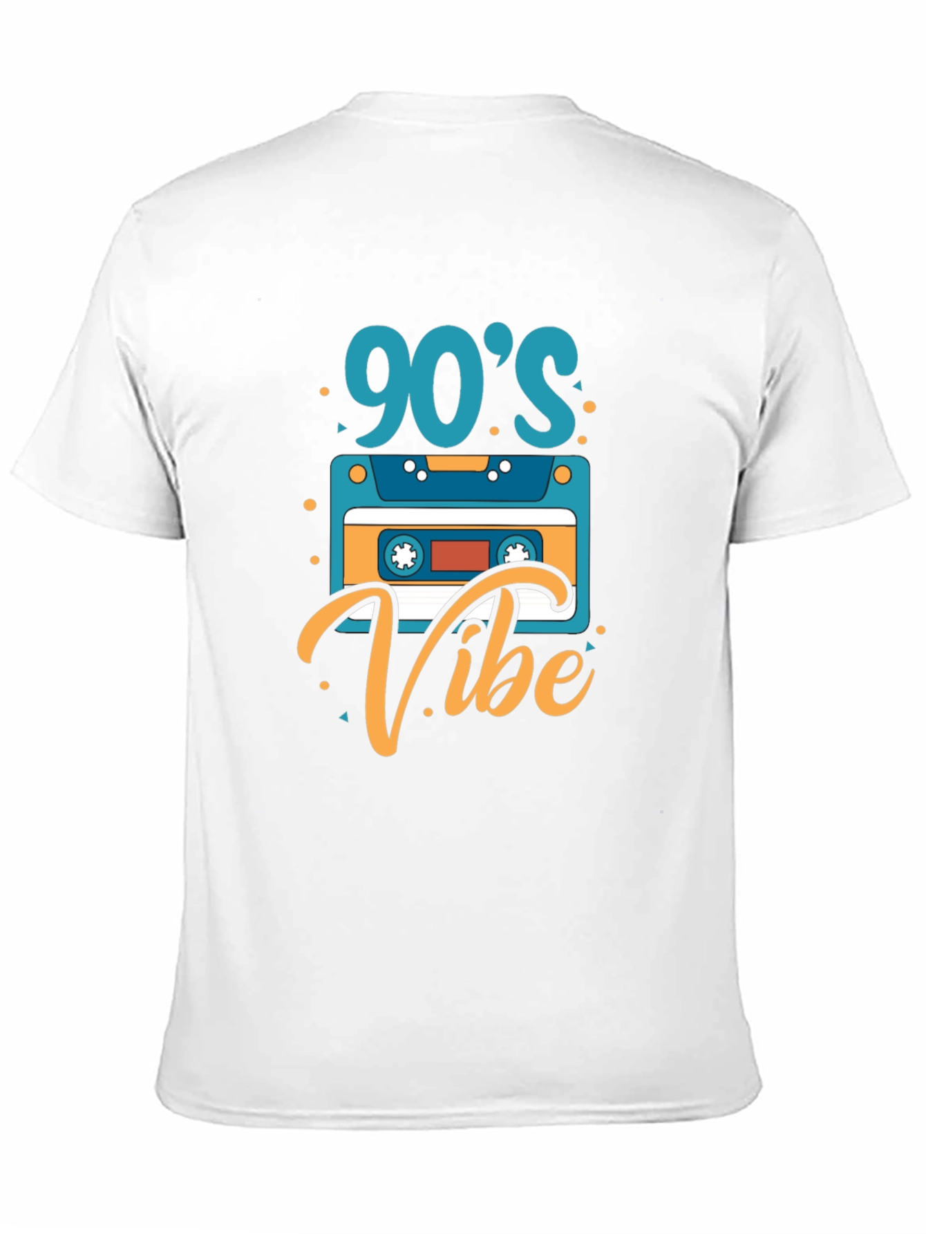 90s Vibe Graphic Tee - Retro Cassette T-Shirt