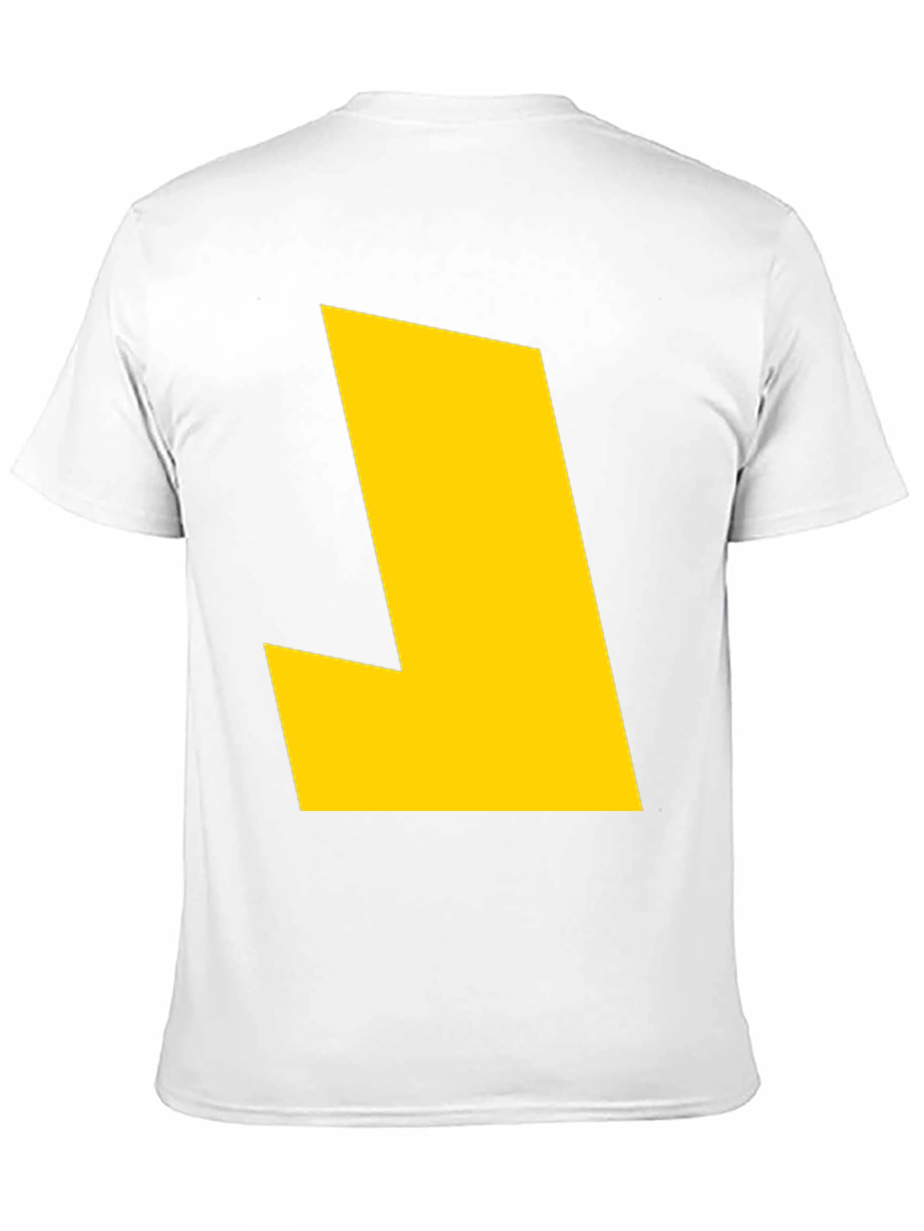 Bold Yellow Graphic Tee - Modern Statement Shirt