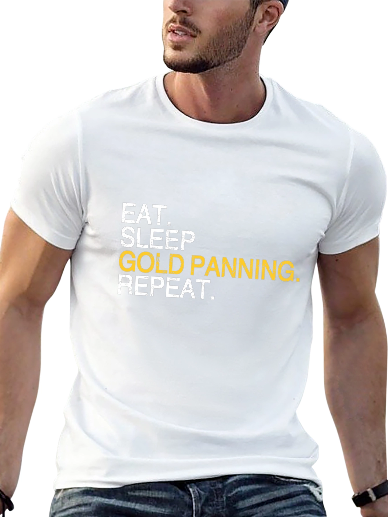 Eat Sleep Gold Panning Repeat T-Shirt