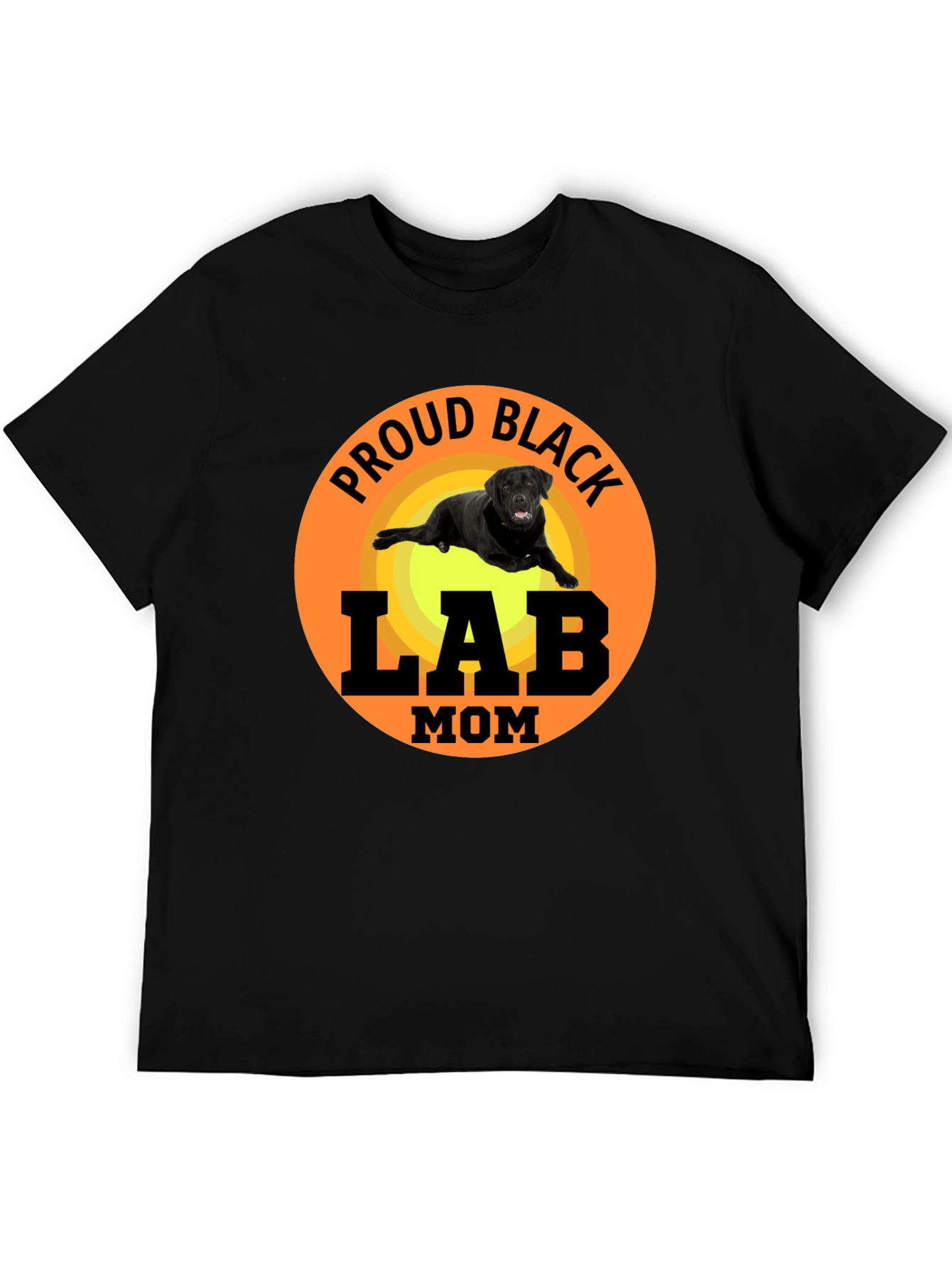 Proud Black Lab Mom T-Shirt