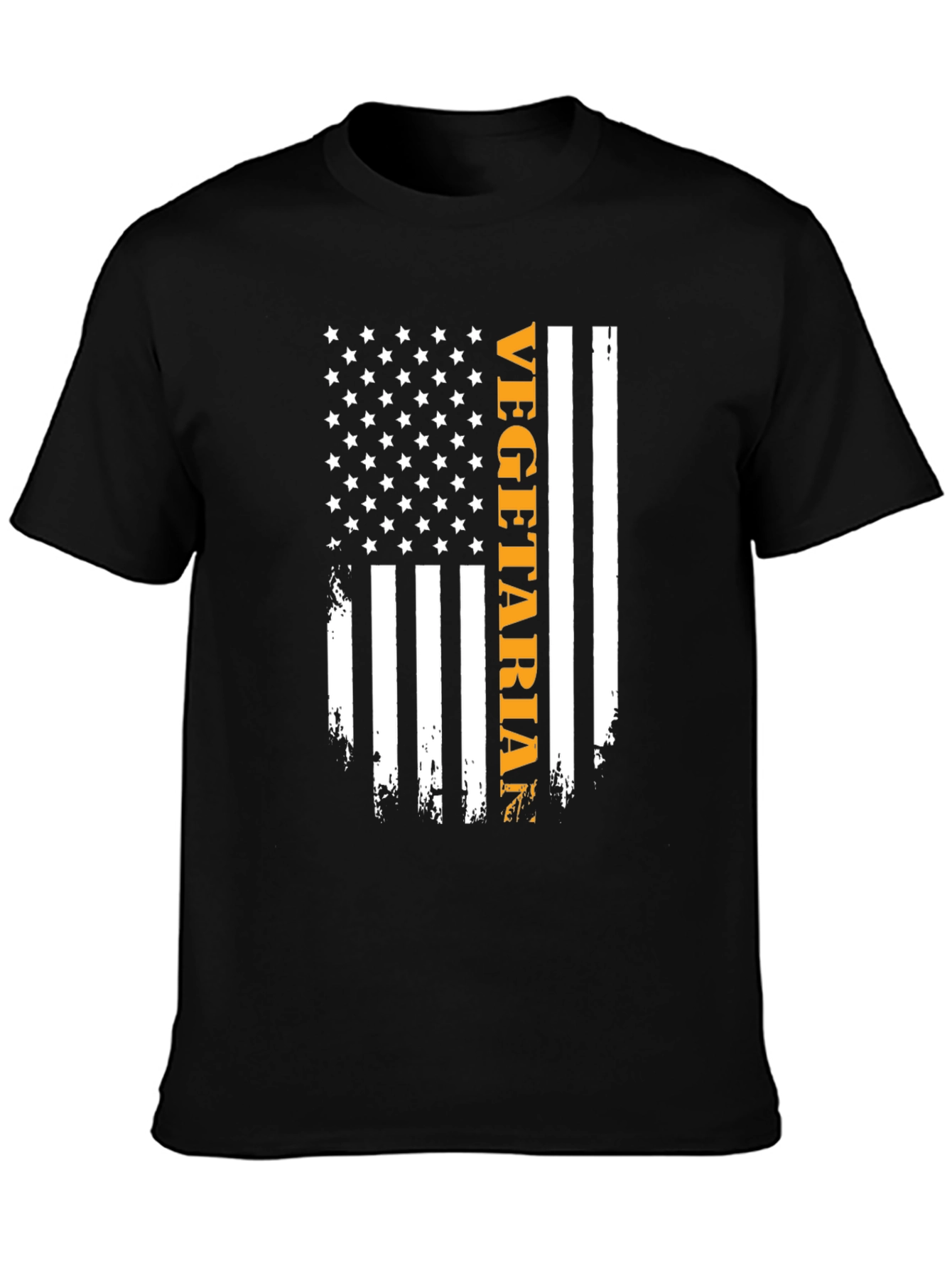 Vegetarian American Flag Graphic Tee