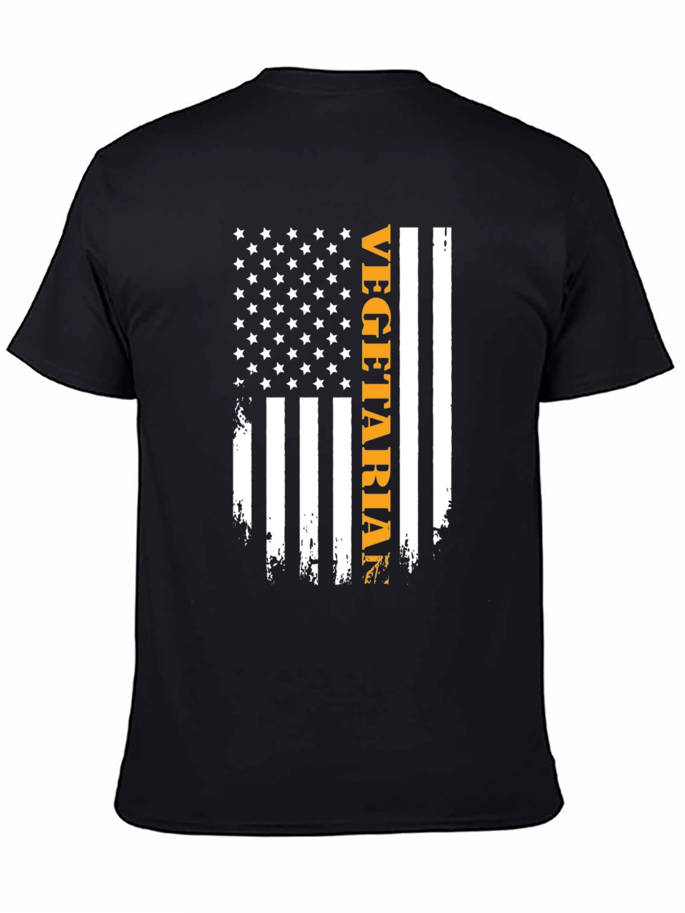 Vegetarian American Flag Graphic Tee