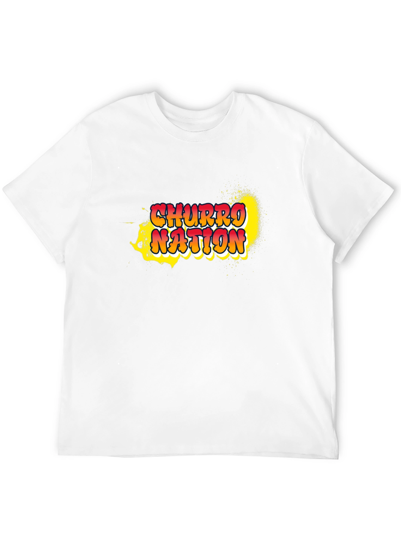 Churro Nation Graphic T-Shirt - Casual Black Tee