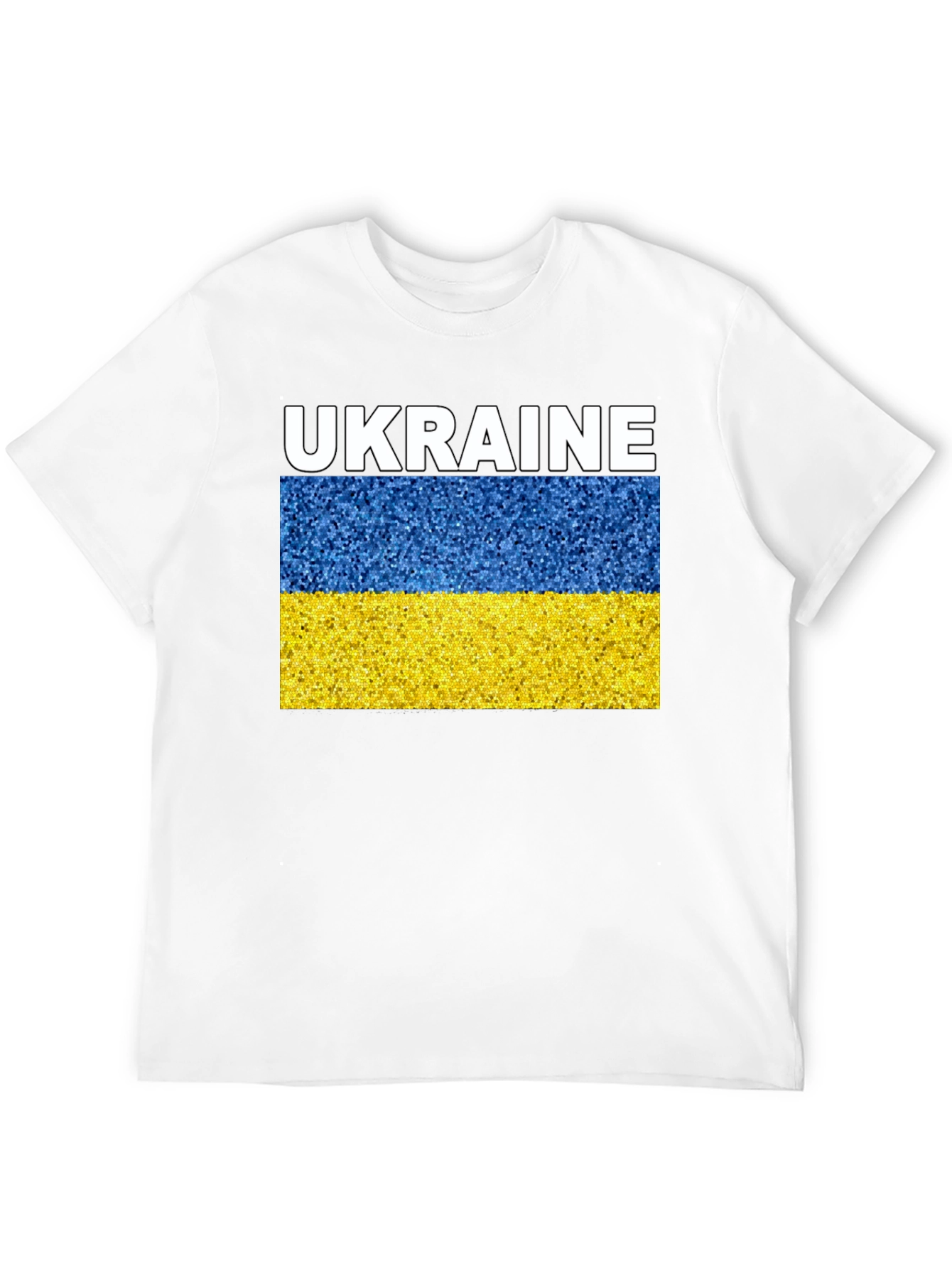 Ukraine Flag T-Shirt - Patriotic Design