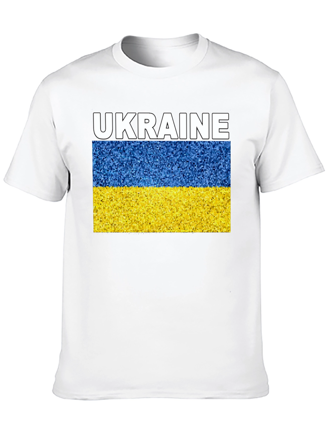 Ukraine Flag T-Shirt - Patriotic Design