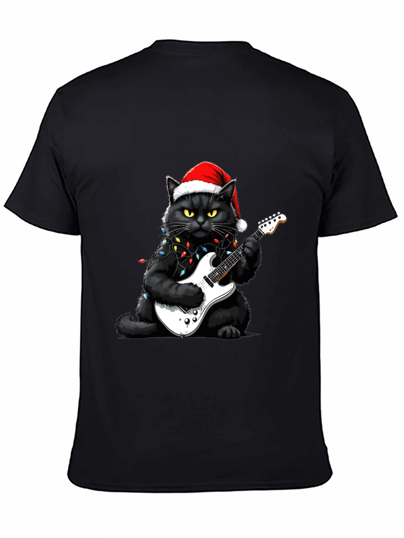 Rockin Christmas Cat T-Shirt