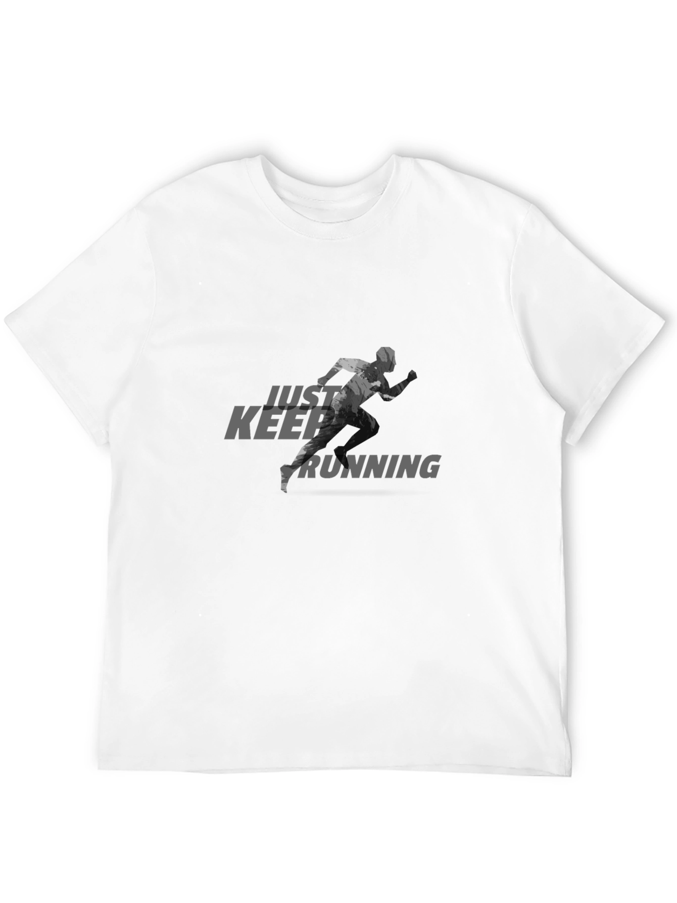 Just Keep Running Black T-Shirt