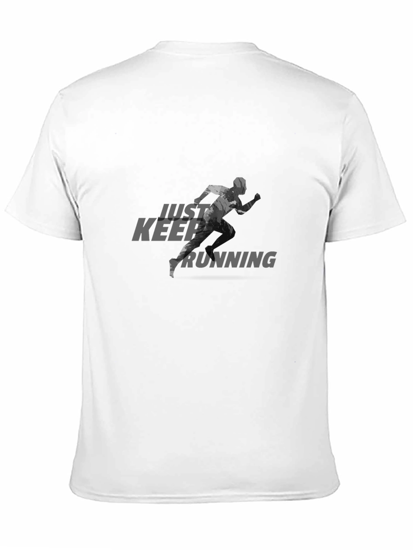 Just Keep Running Black T-Shirt