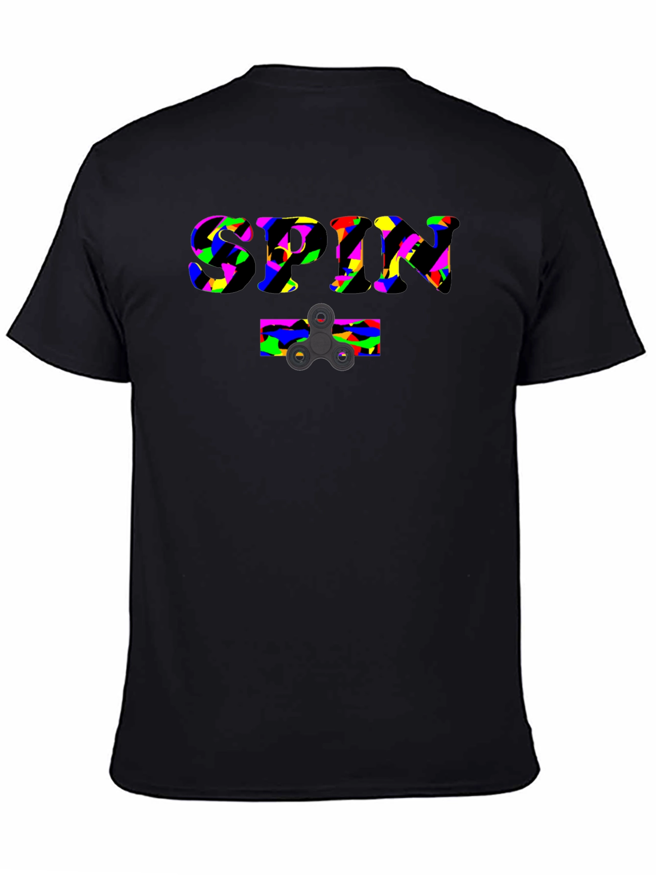 Spin T-Shirt - Novelty Fidget Spinner Design