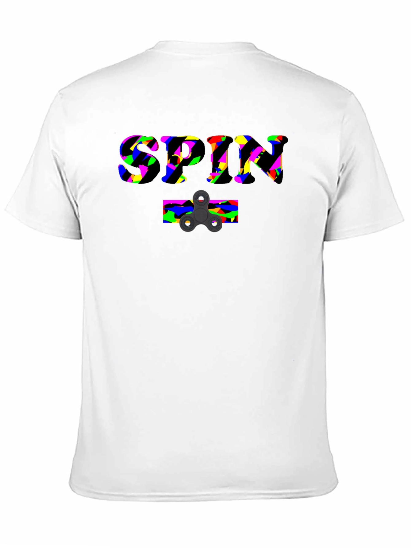 Spin T-Shirt - Novelty Fidget Spinner Design