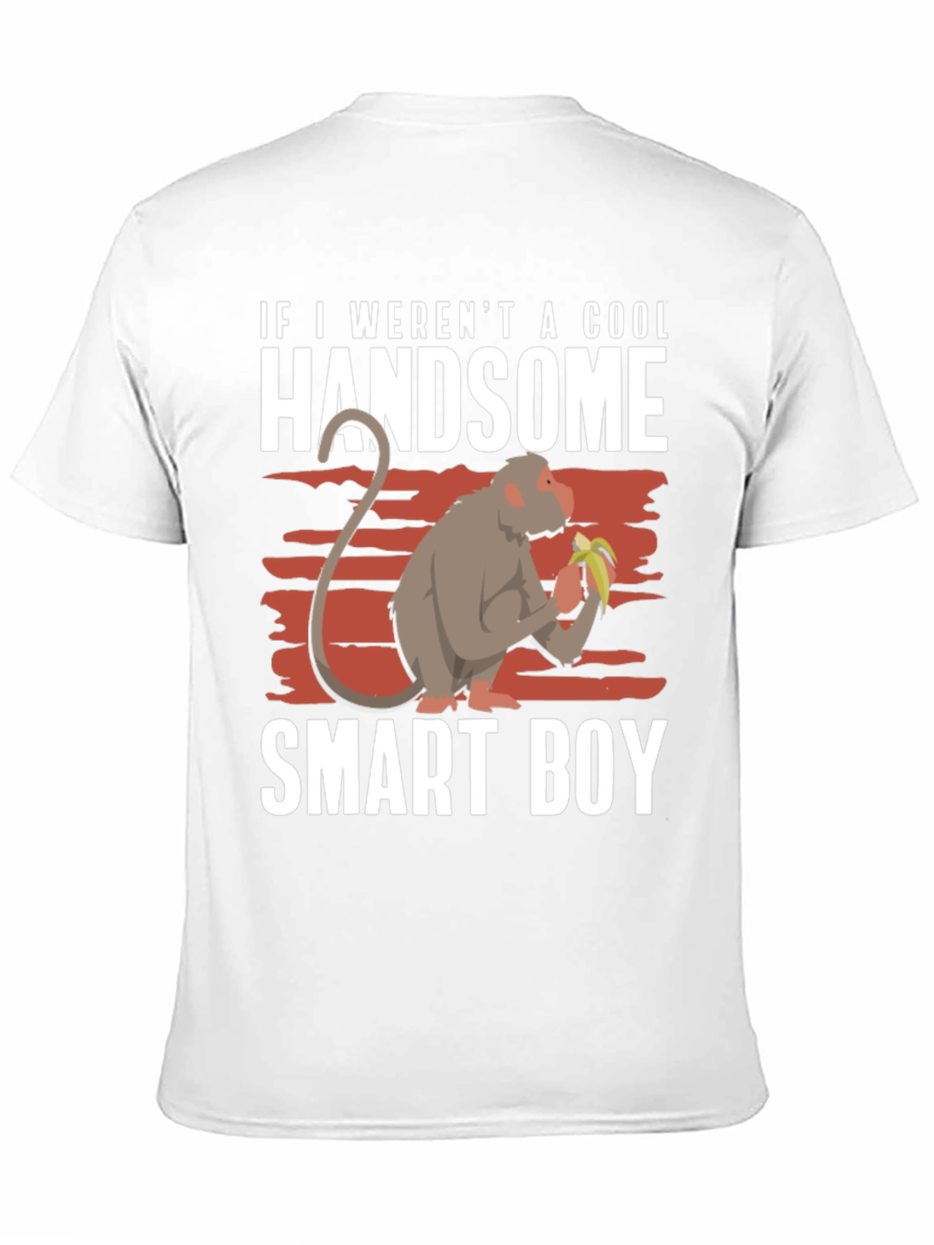 Cool Handsome Smart Boy Monkey T-Shirt