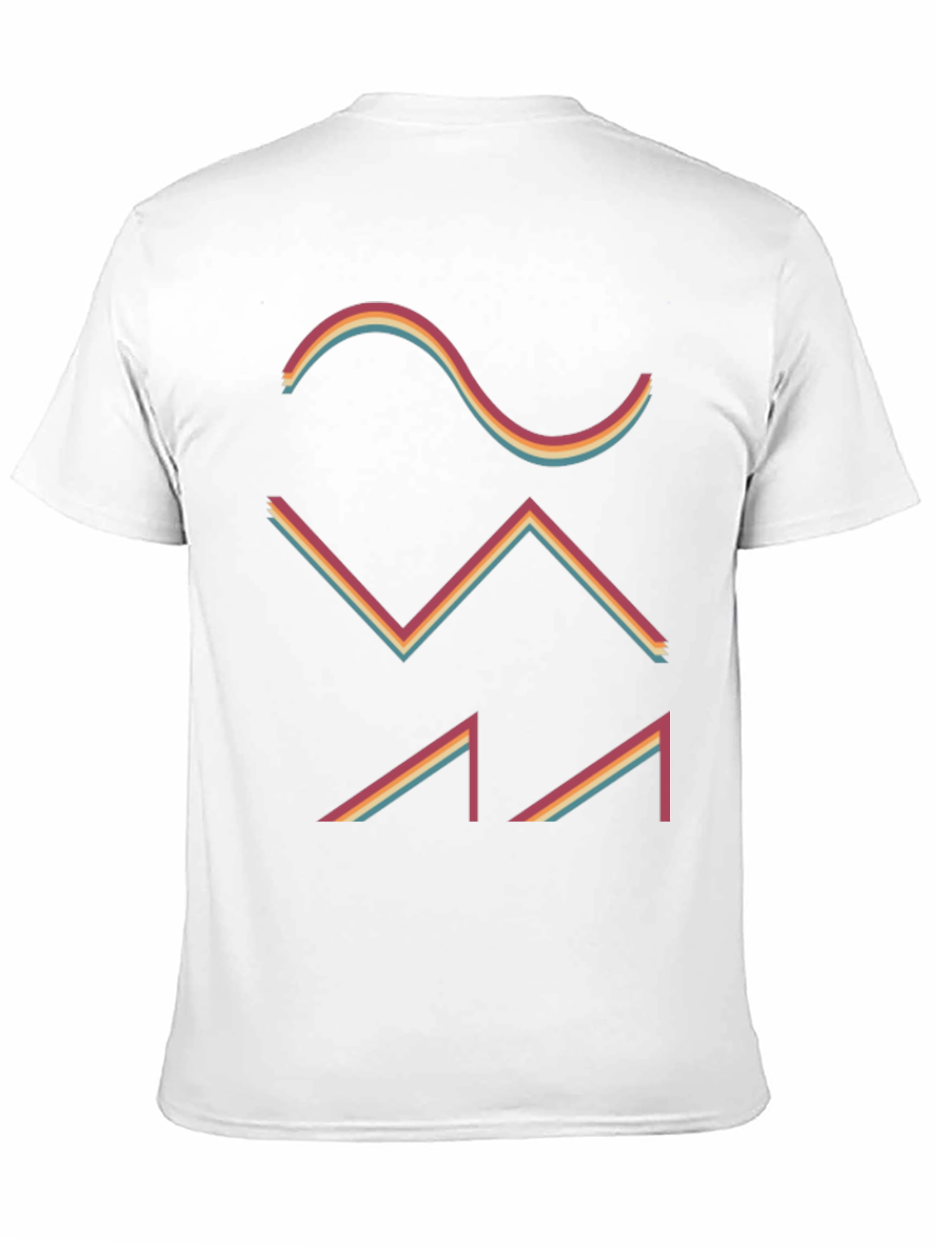 Retro Waveform Graphic Tee - Black