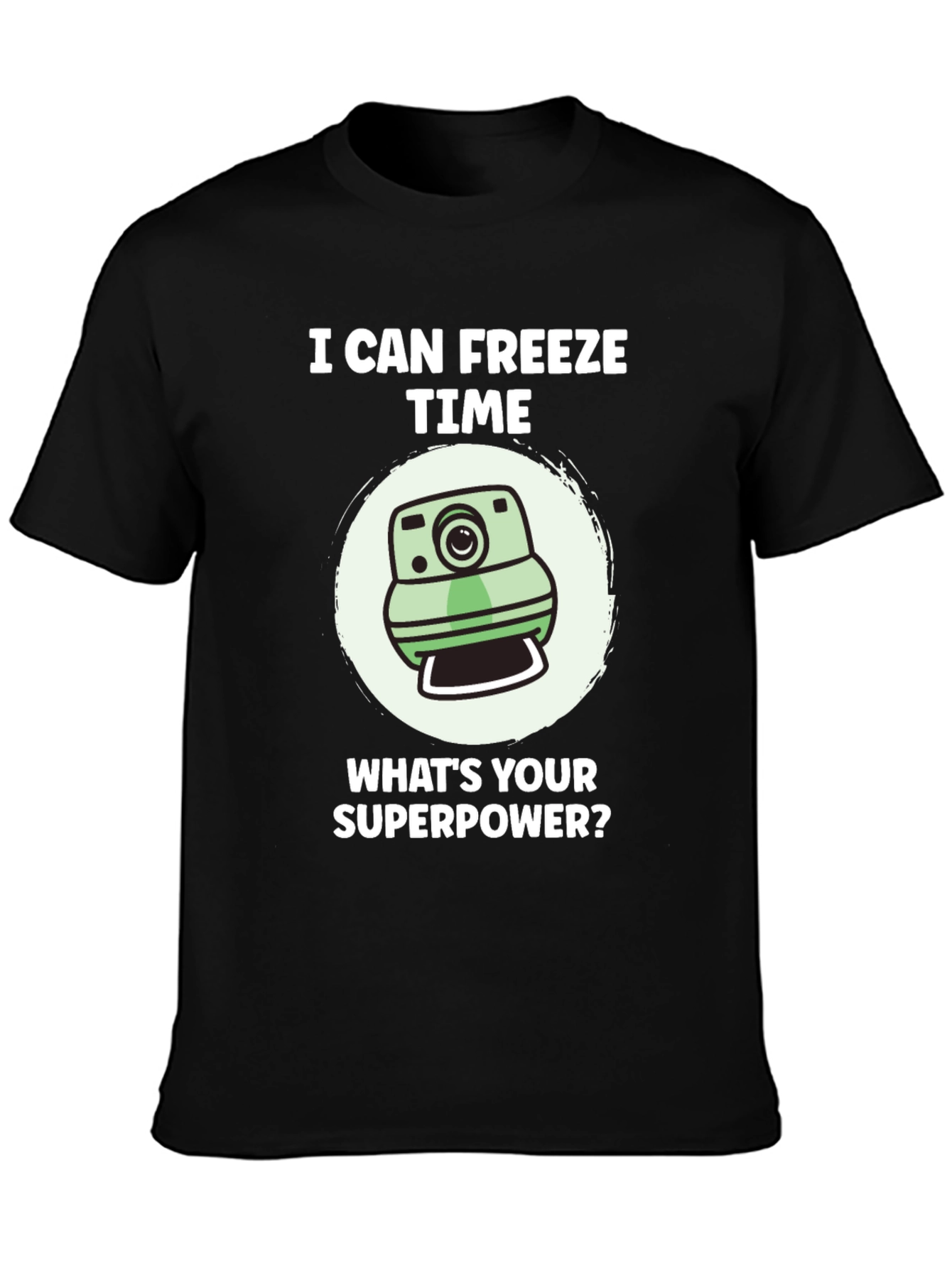 Freeze Time Camera T-Shirt - Superpower Tee