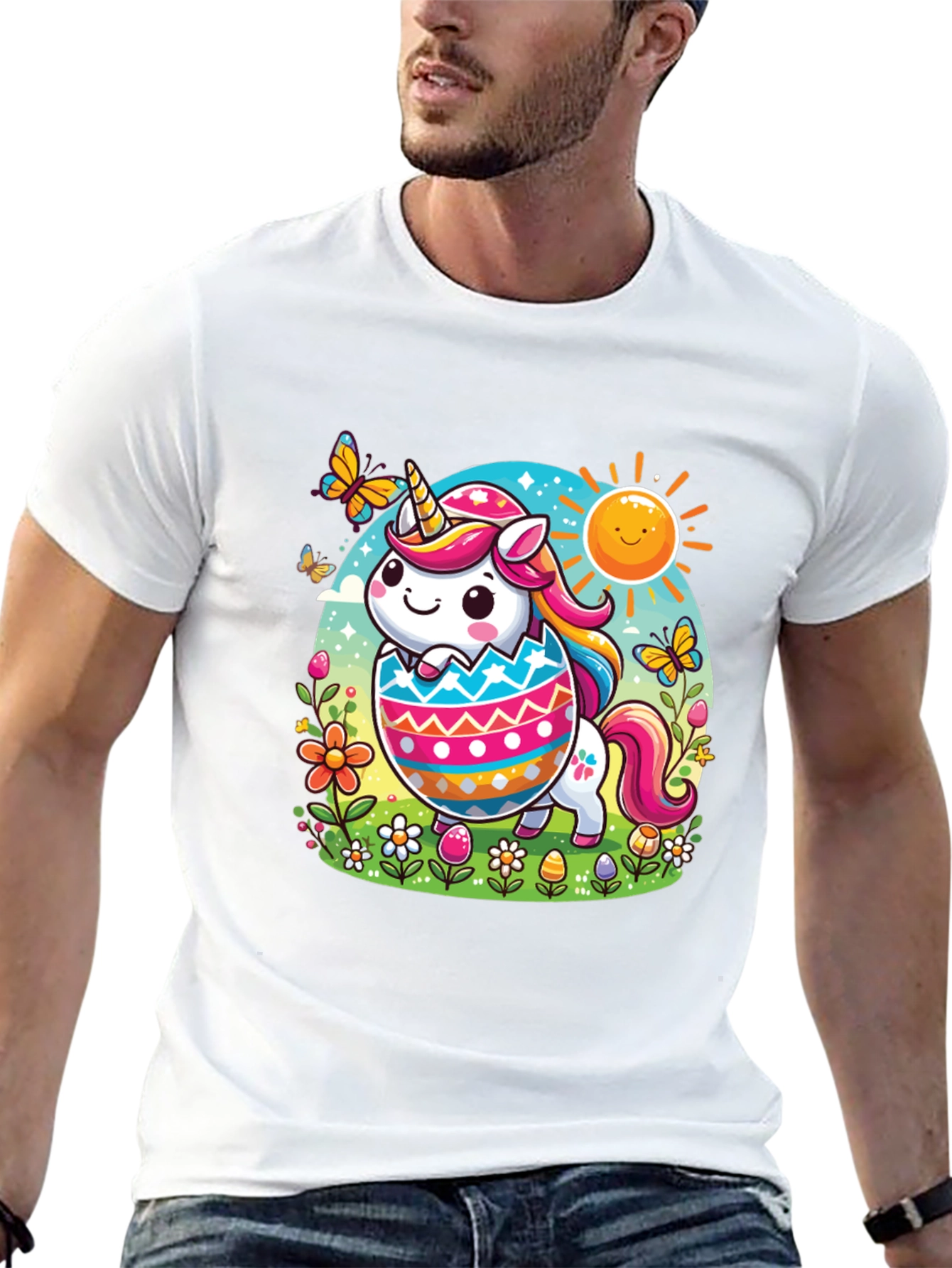 Unicorn Easter Egg T-Shirt
