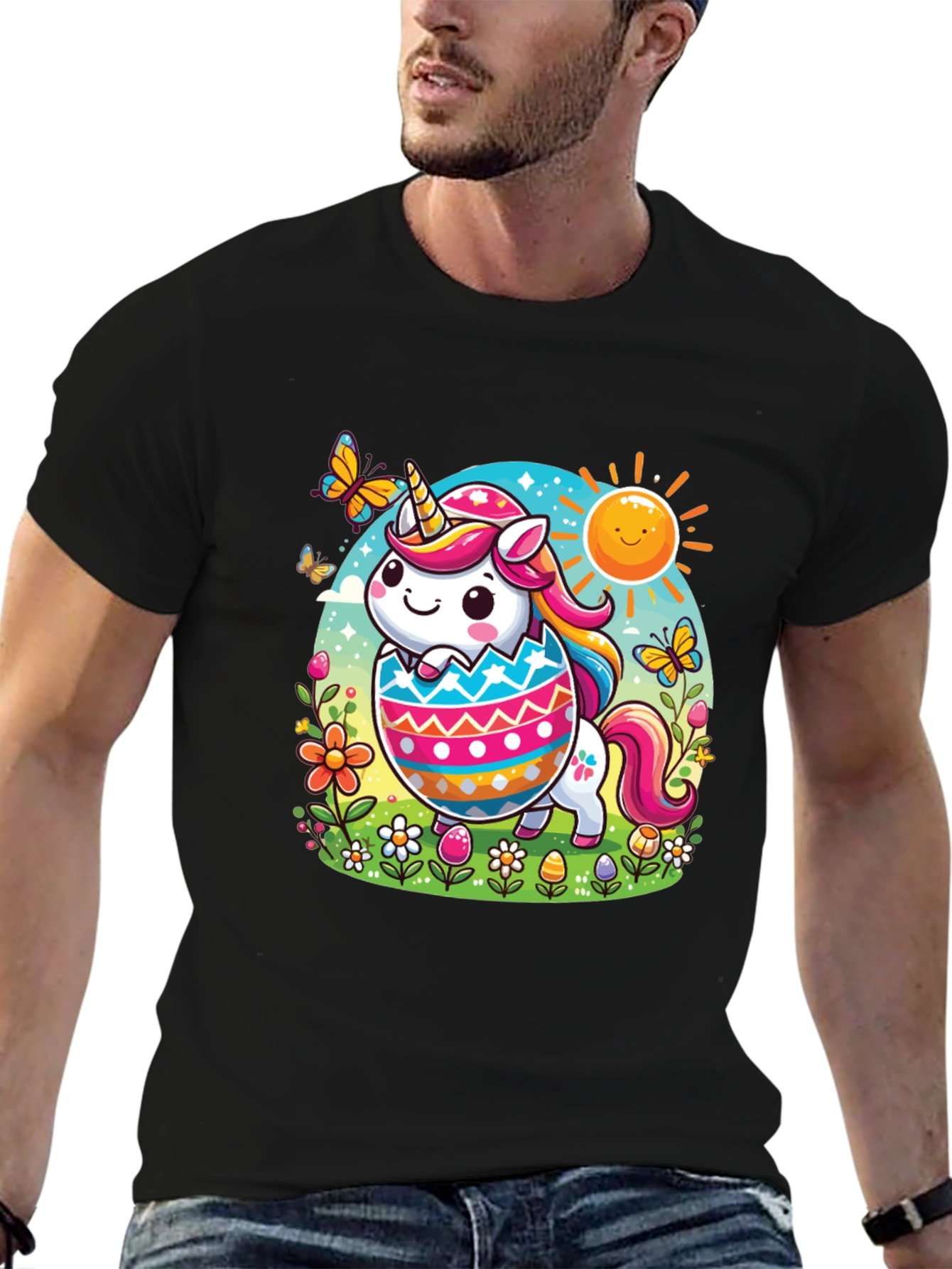 Unicorn Easter Egg T-Shirt