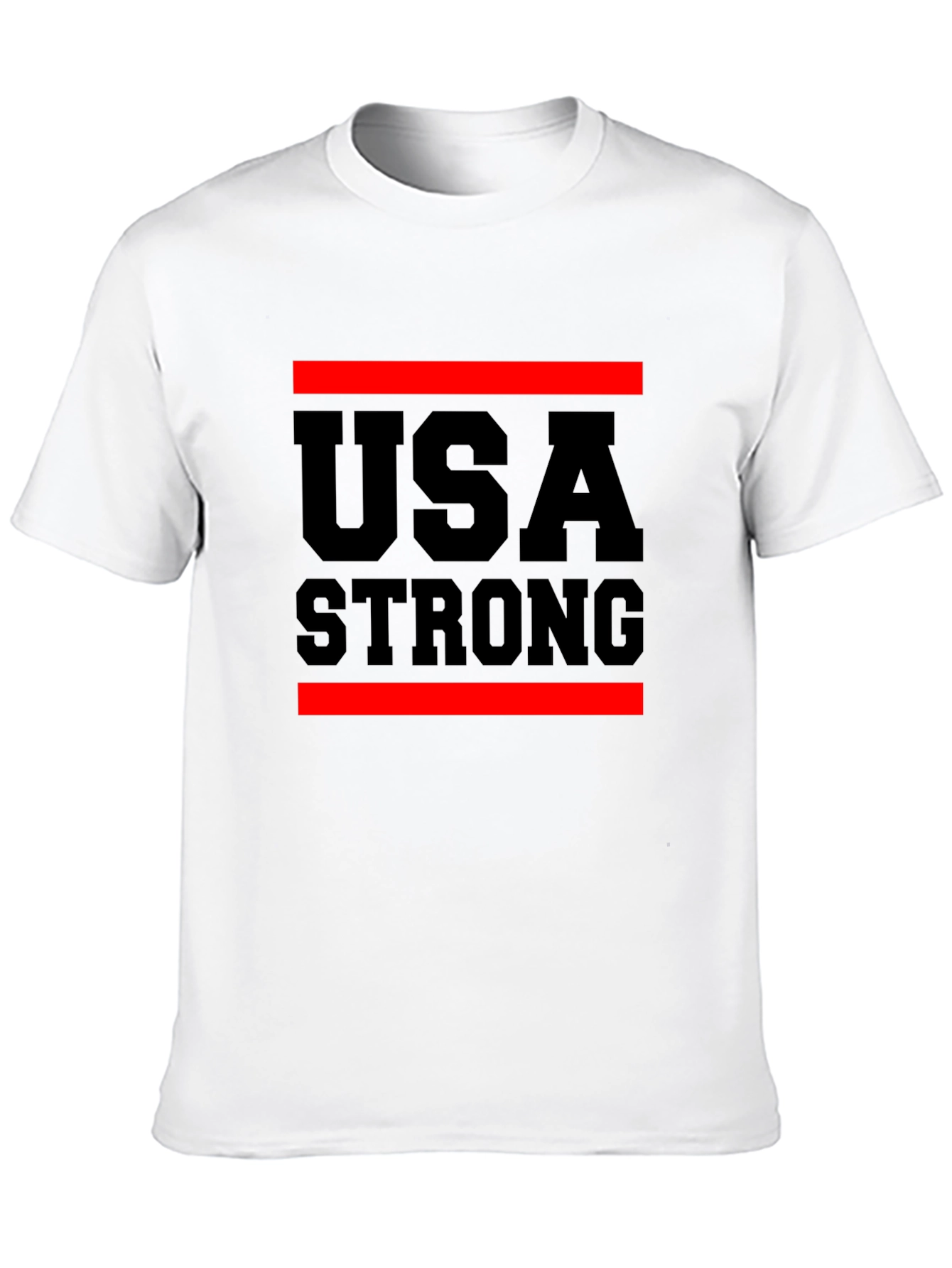 USA Strong Graphic T-Shirt Patriotic Design