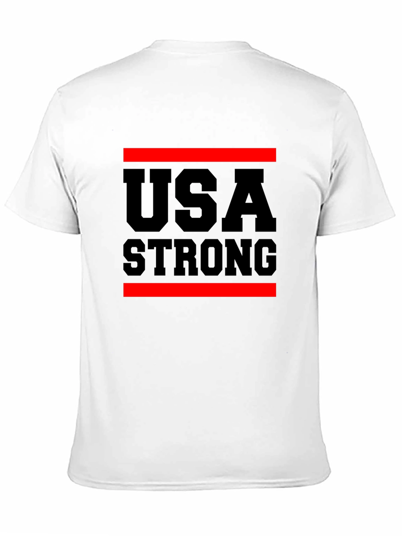 USA Strong Graphic T-Shirt Patriotic Design
