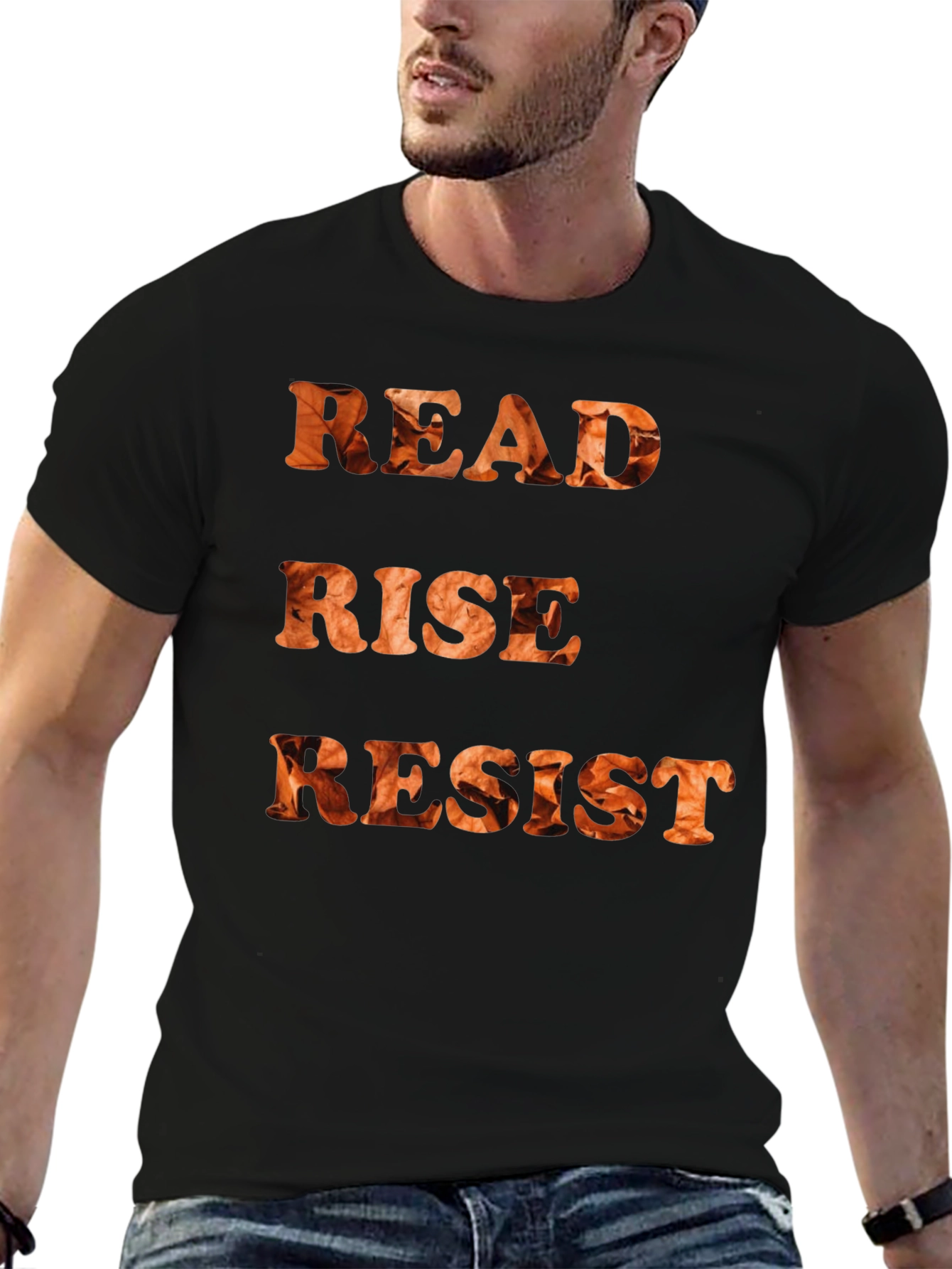 Read Rise Resist Graphic Tee - Black