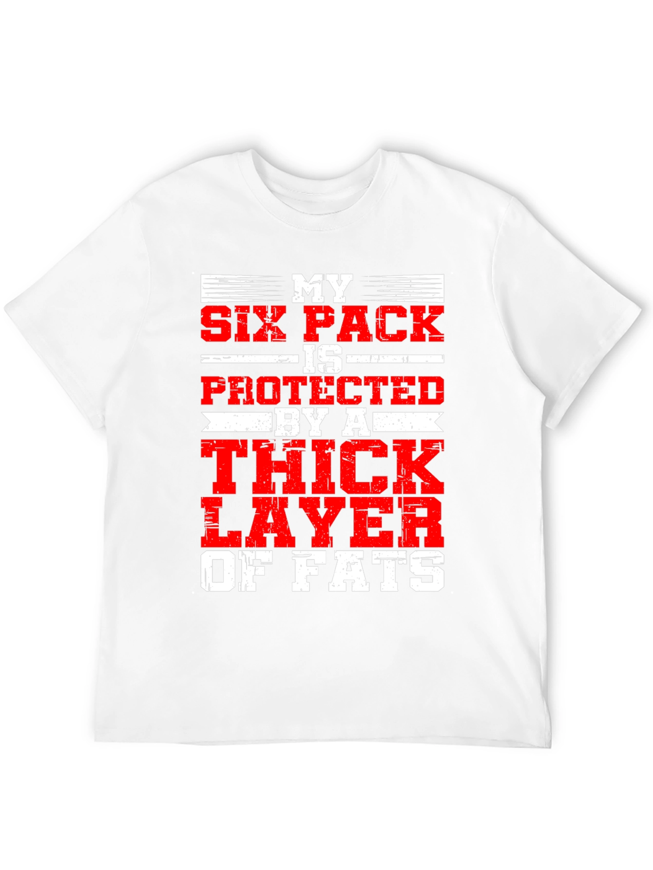 My Six Pack is Protected Funny Graphic T-Shirt