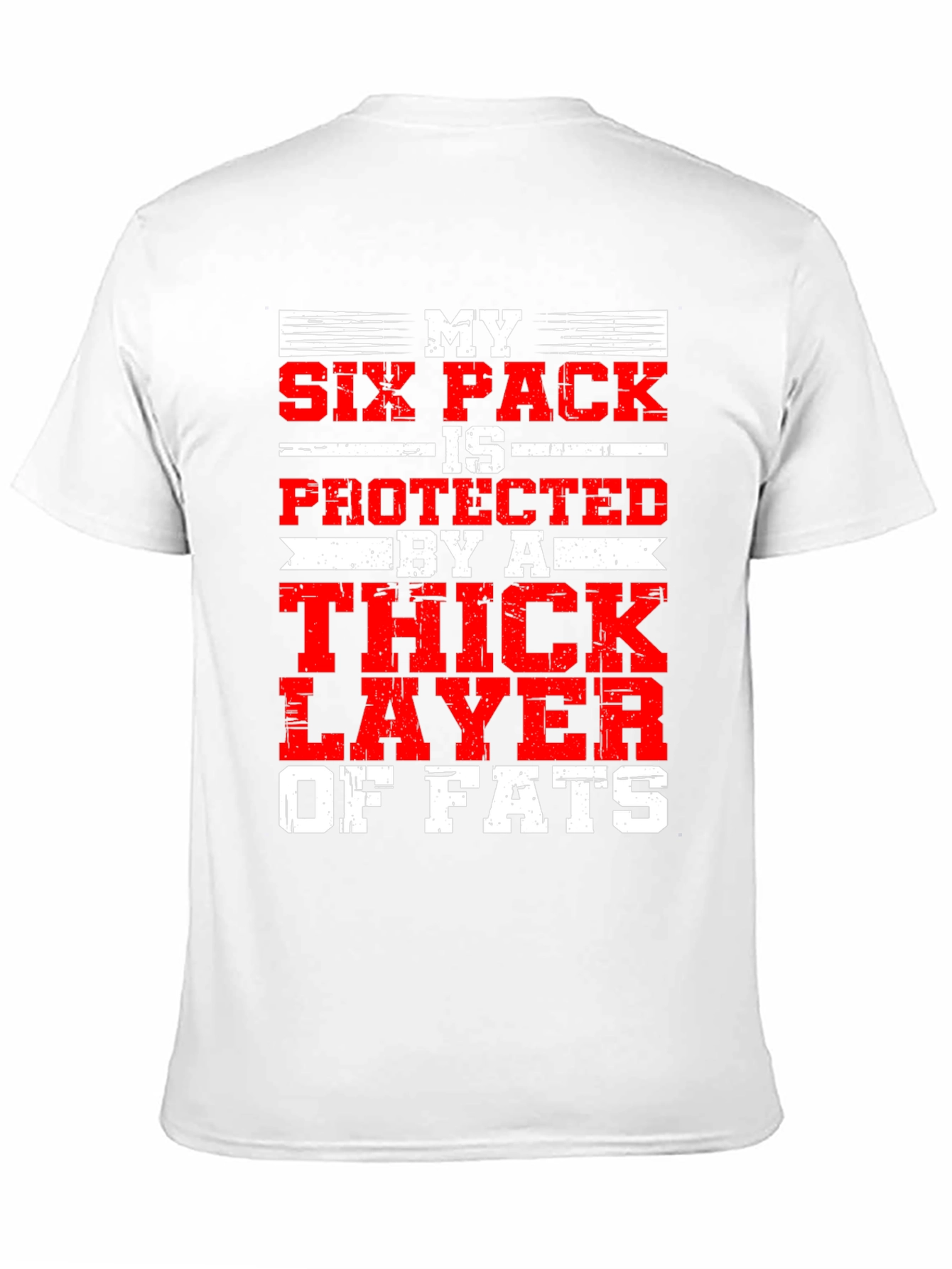 My Six Pack is Protected Funny Graphic T-Shirt
