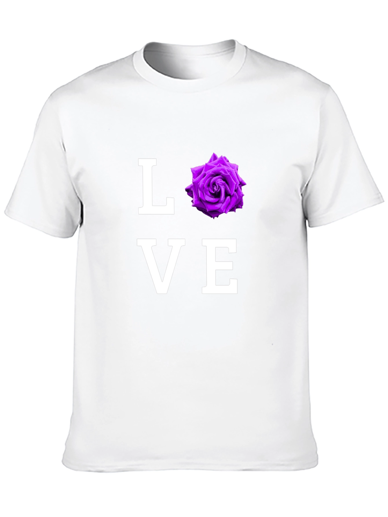 Love Rose Graphic T-Shirt - Black