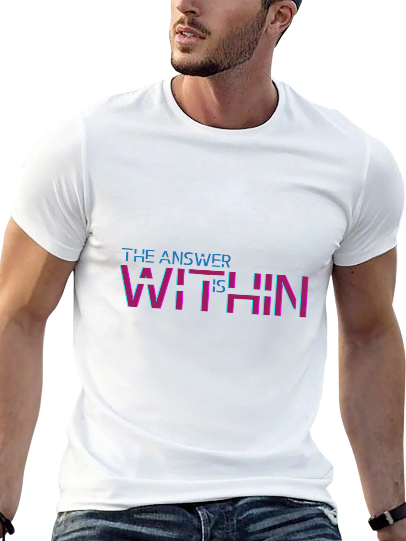 The Answer Is Within T-Shirt - Black