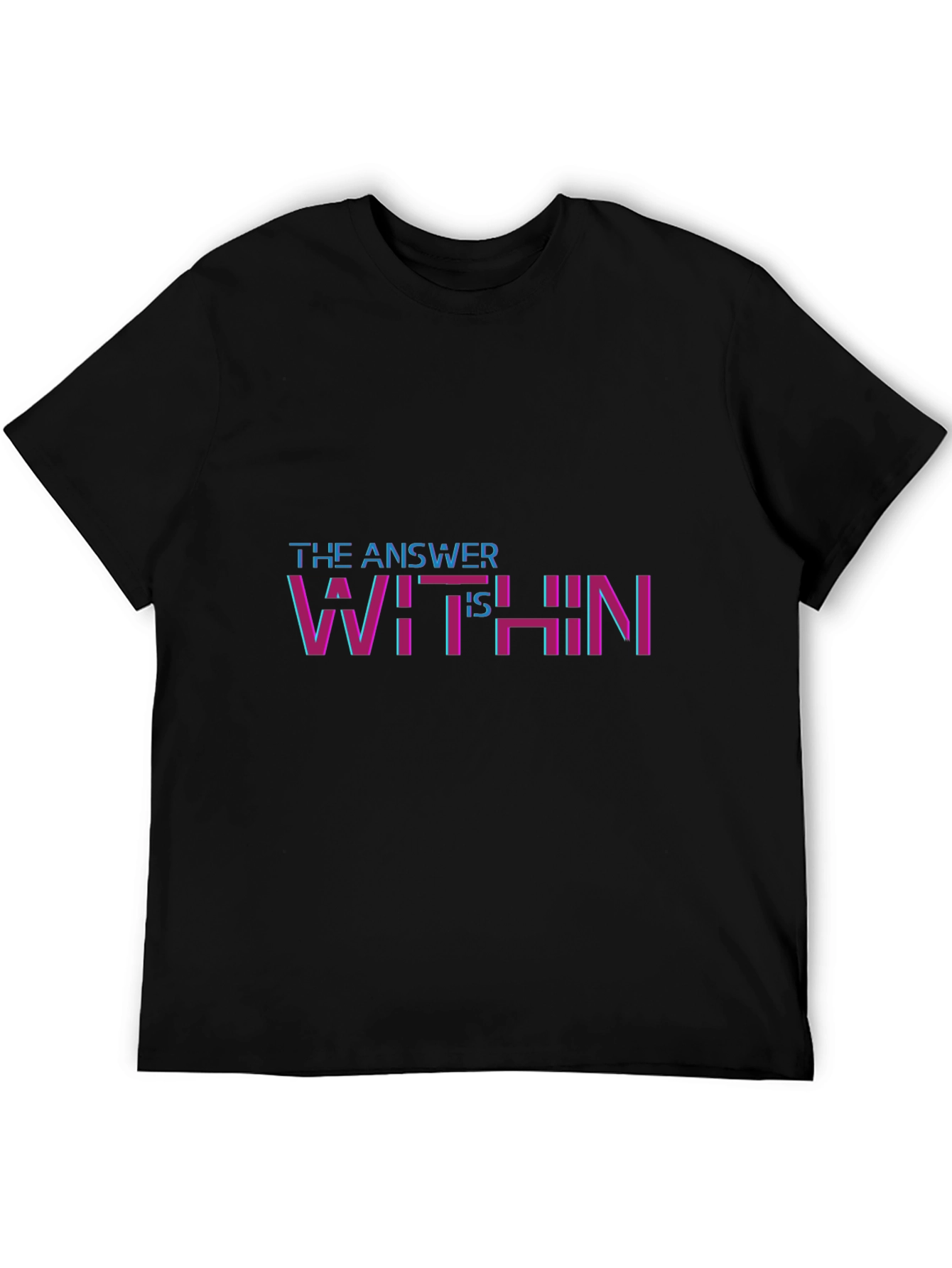 The Answer Is Within T-Shirt - Black