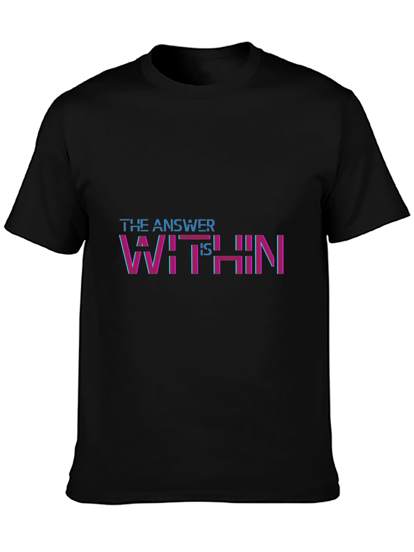 The Answer Is Within T-Shirt - Black