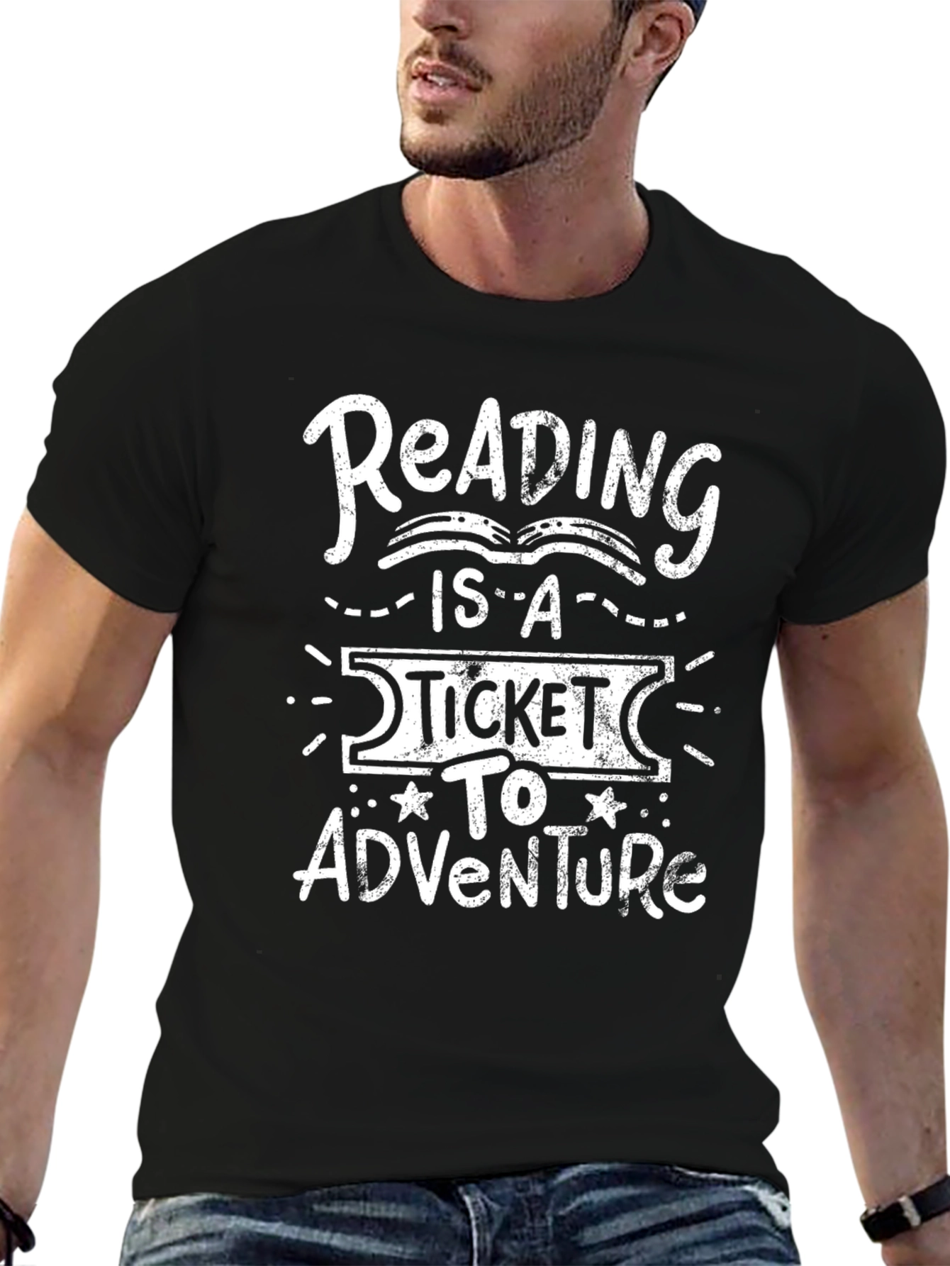 Reading is a Ticket to Adventure Graphic Tee