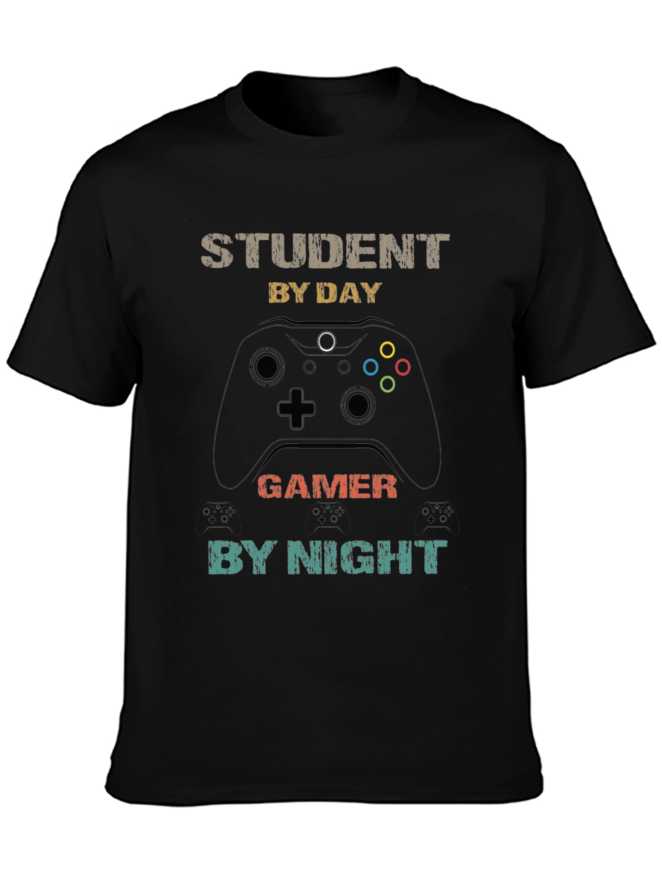 Student By Day Gamer By Night T-Shirt