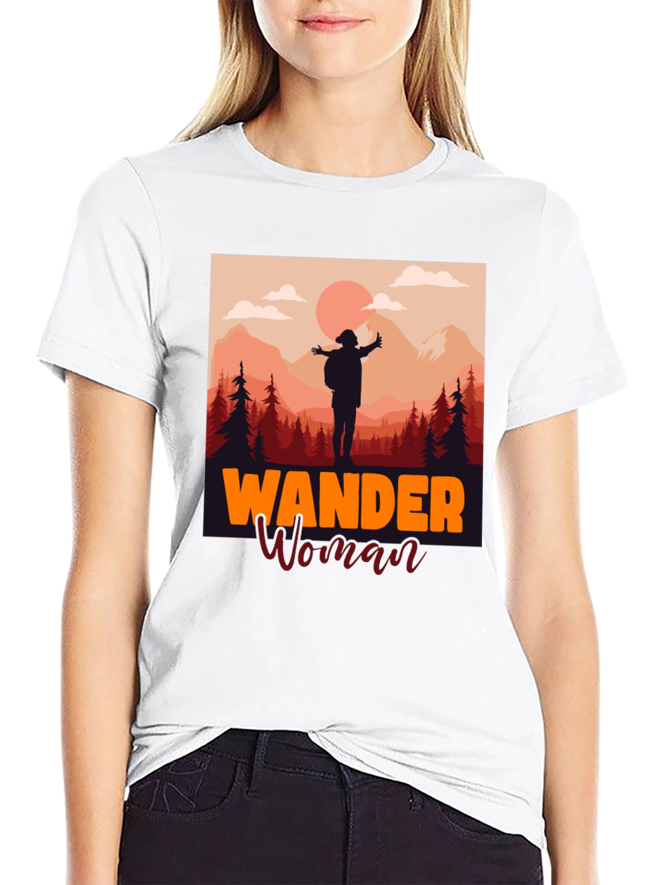 Wander Woman Graphic Tee - Hiking Apparel